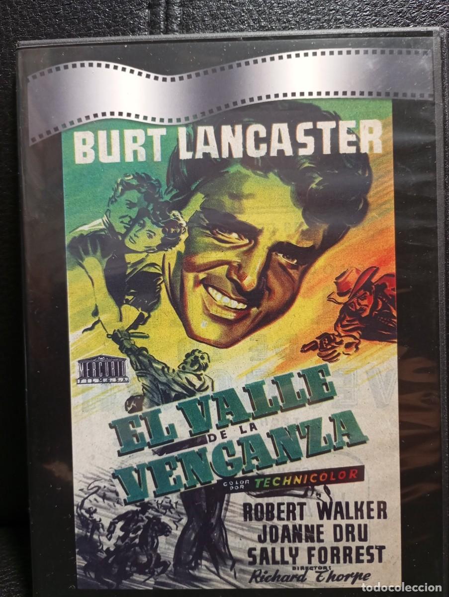 Cine: EL VALLE DE LA VENGANZA - DVD - CAJA FINA - BURT LANCASTER - JOANNE DRU