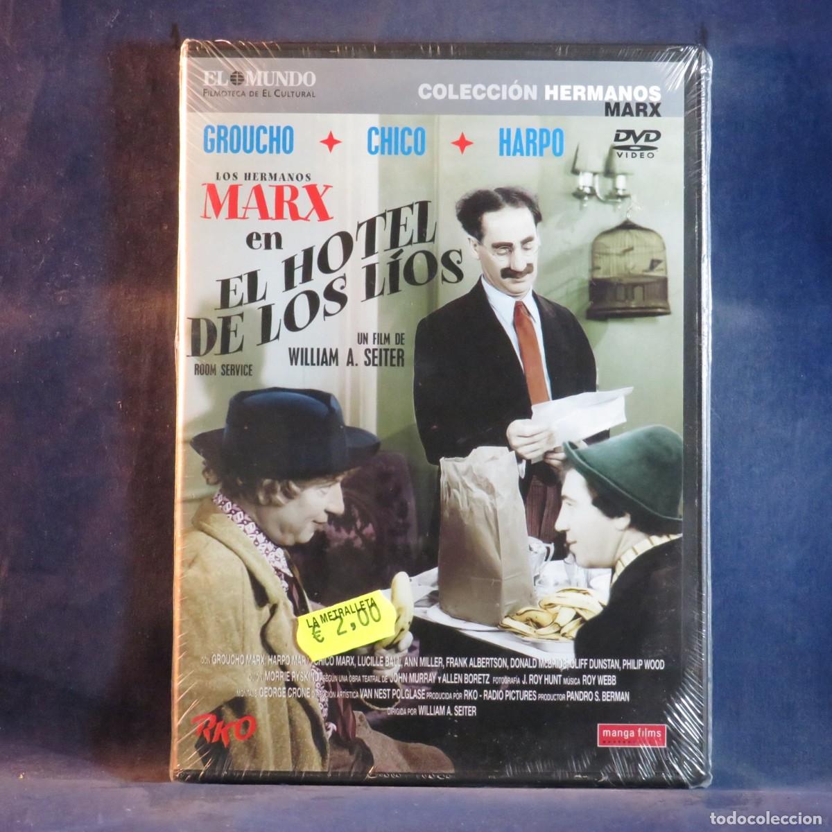 Cine: LOS HERMANOS MARX, EN EL HOTEL DE LOS L&Iacute;OS - DVD