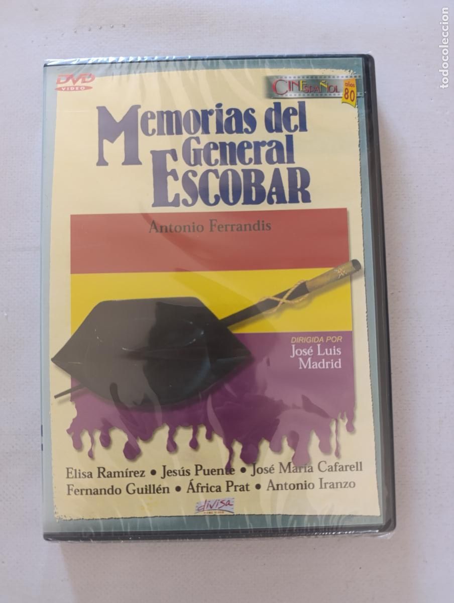 Cine: DVD MEMORIAS DEL GENERAL ESCOBAR - ANTONIO FERRANDIS - NUEVO, PRECINTADO (M4)