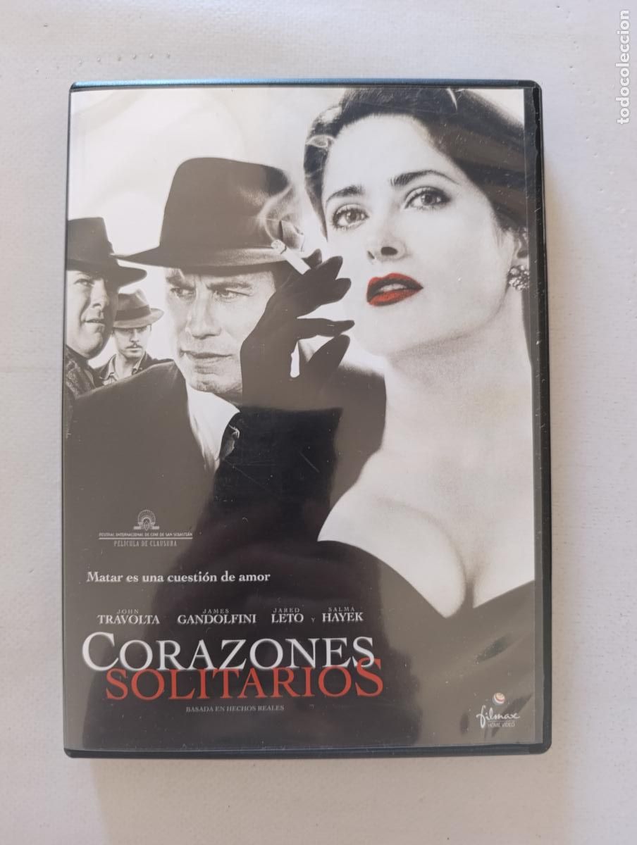 Cine: DVD CORAZONES SOLITARIOS - JOHN TRAVOLTA, JAMES GANDOLFINI, SALMA HAYEK (M4)