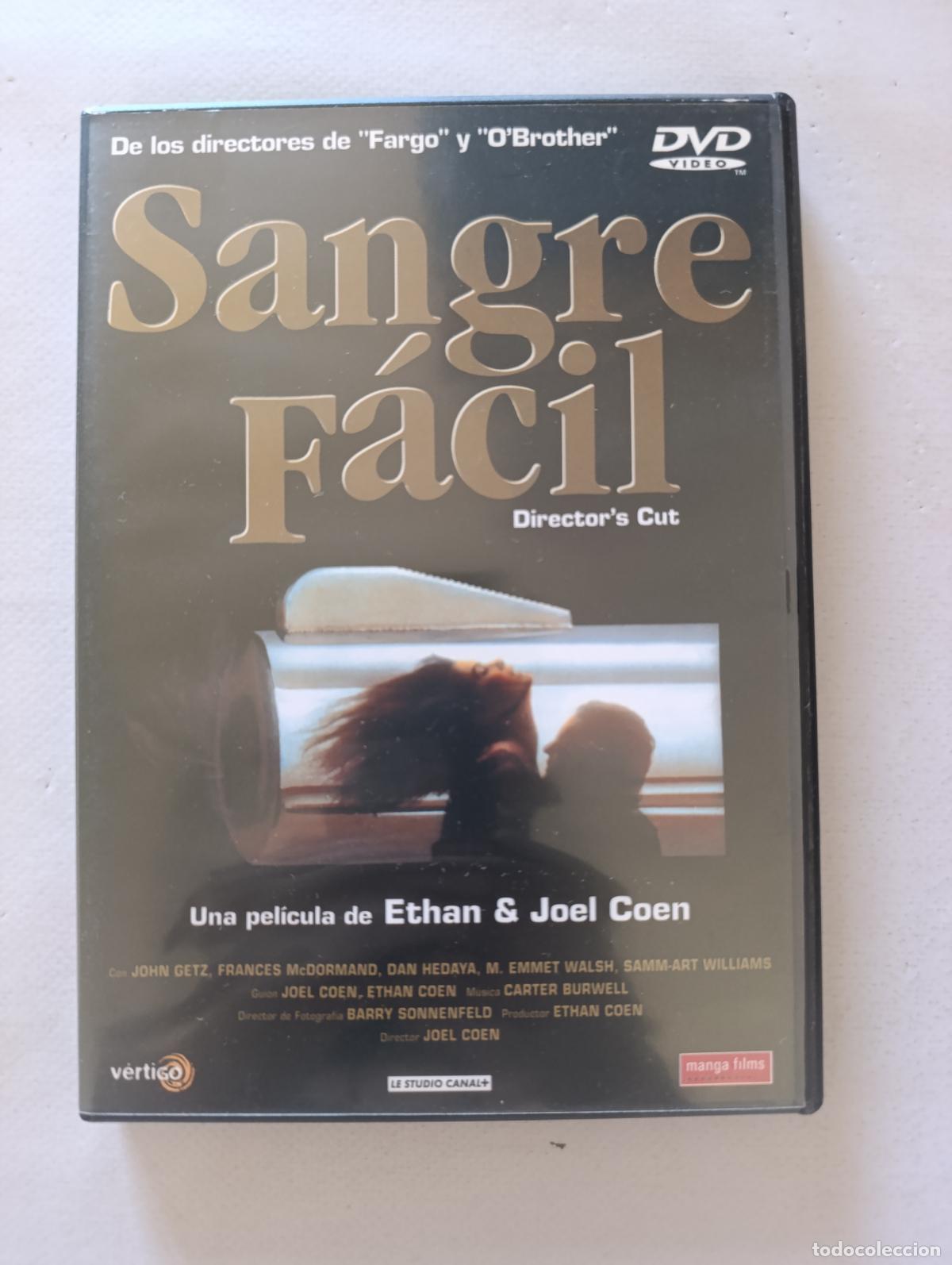 Cin&eacute;ma: DVD SANGRE FACIL - DIRECTOR'S CUT - ETHAN & JOEL COEN (S4)