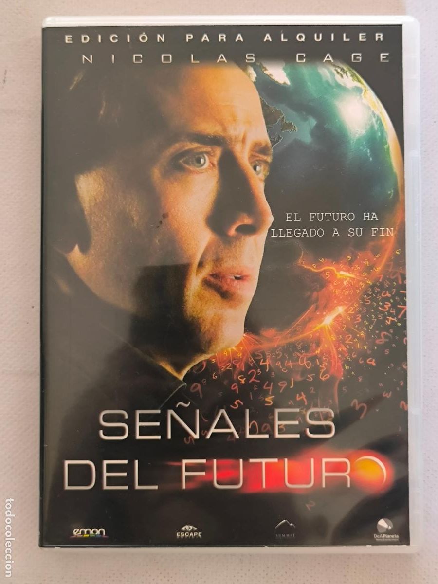 Cine: DVD SE&Ntilde;ALES DEL FUTURO - EDICION DE ALQUILER - NICOLAS CAGE - LEER DESCRIPCION (S4)