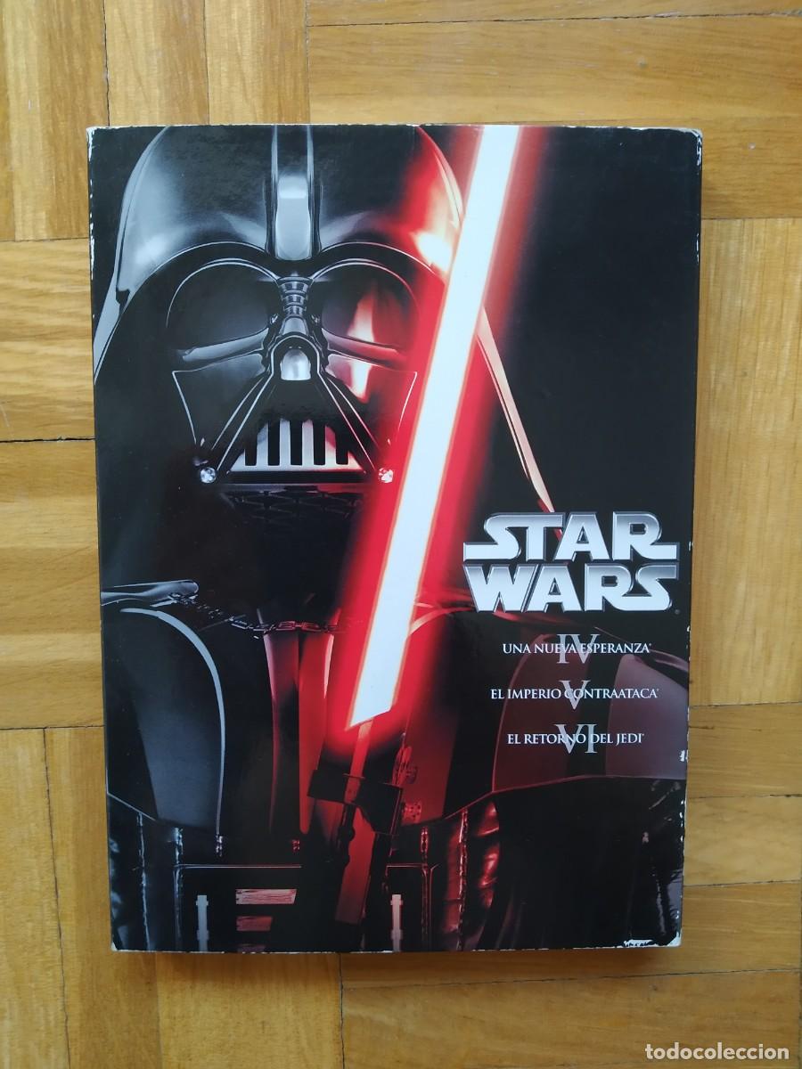 Cinema: 3 DVD PELICULA STAR WARS TRILOGIA UNA NUEVA ESPERANZA. EL IMPERIO CONTRAATACA. EL RETORNO DEL JEDI