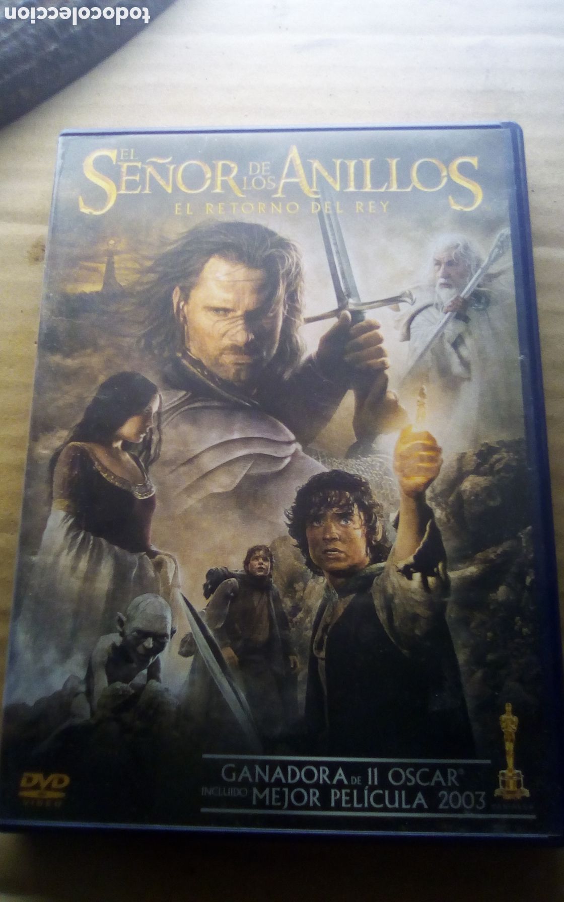Cine: DVD. El se&ntilde;or de los anillos. El retorno del rey. A&ntilde;o 2004.