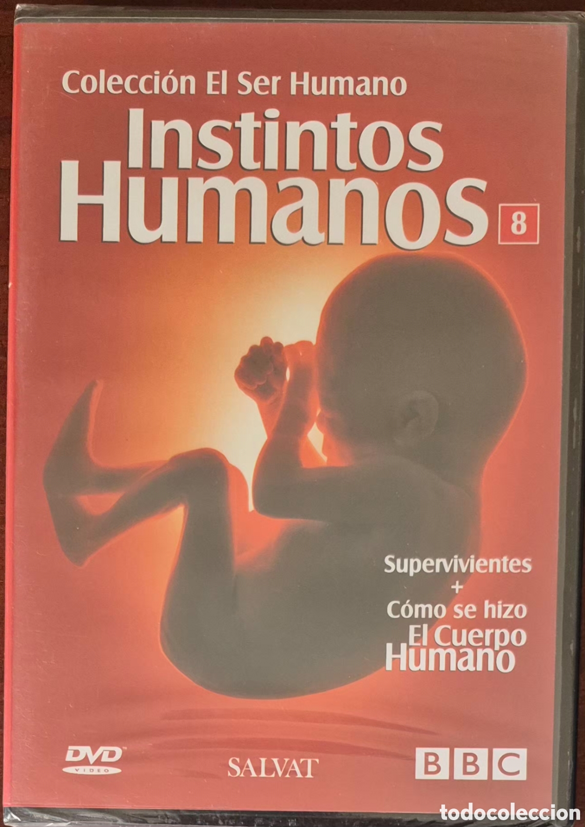 Cine: DVD - COLECCI&Oacute;N EL SER HUMANO - INSTINTOS HUMANOS 8 (SUPERVIVIENTES+COMO SE HIZO EL CUERPO HUMANO)