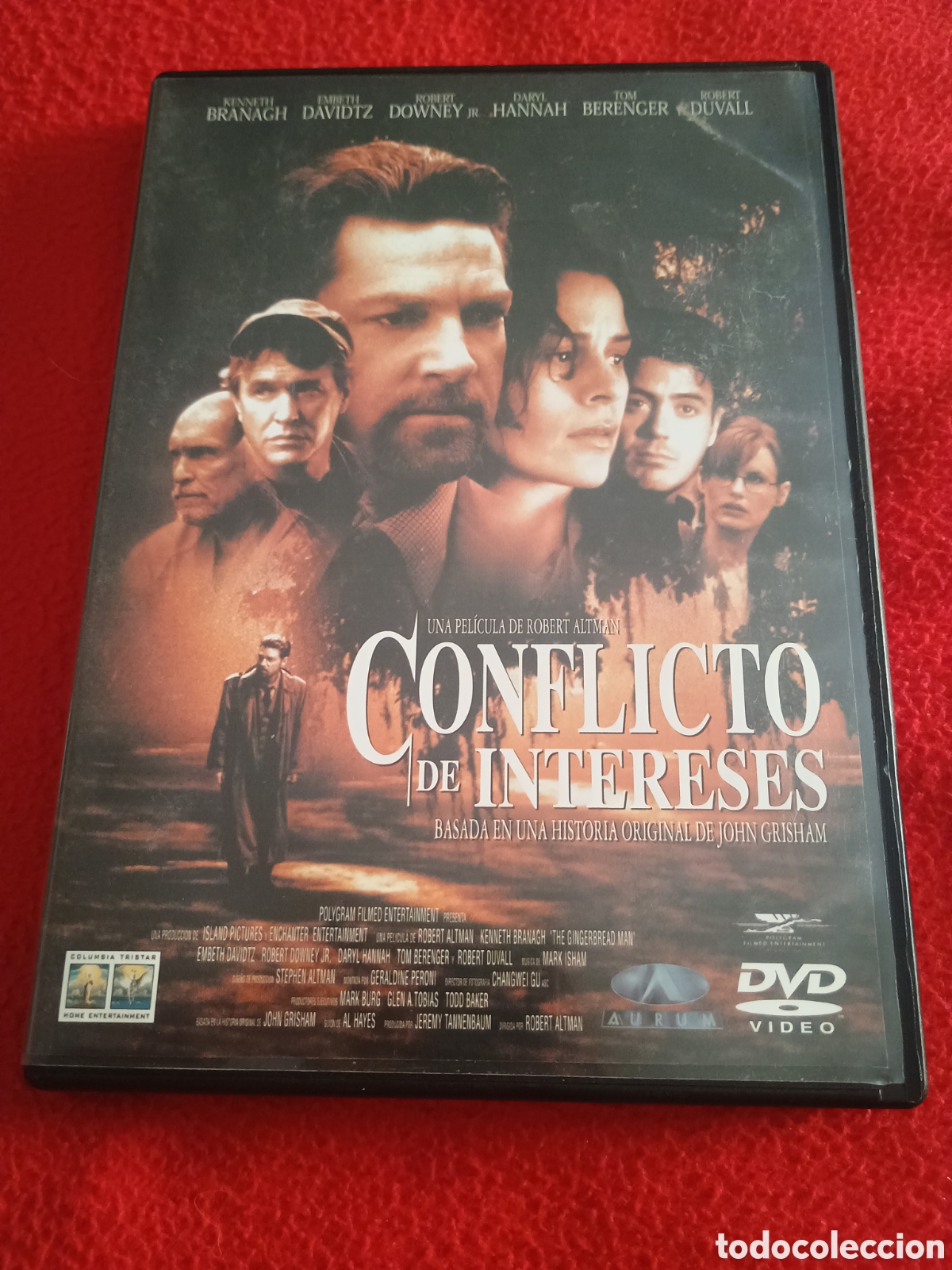 Cine: Dvd conflicto de intereses - Kenneth branagh Robert duvall downey jr