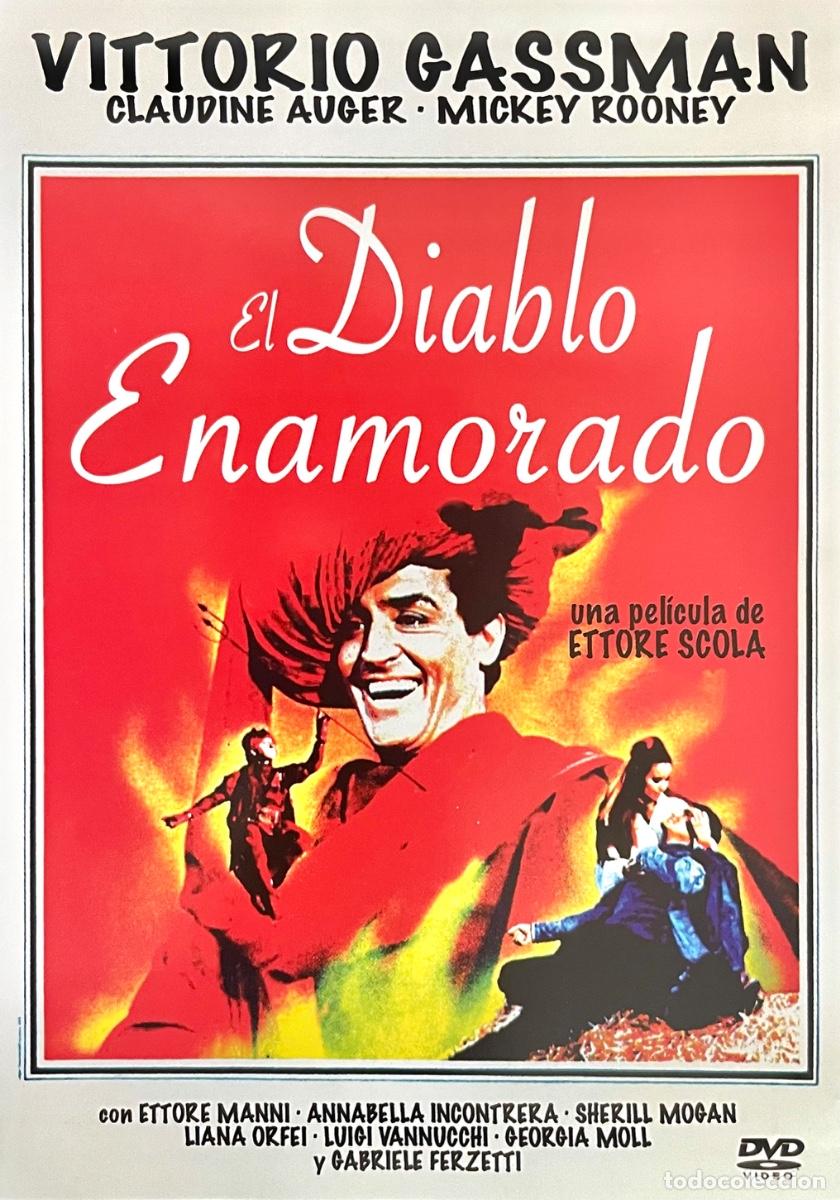 Cine: EL DIABLO ENAMORADO. Vittorio Gassman. Mickey Rooney. Claudine Auger. Ettore Manni. Ettore Scola.