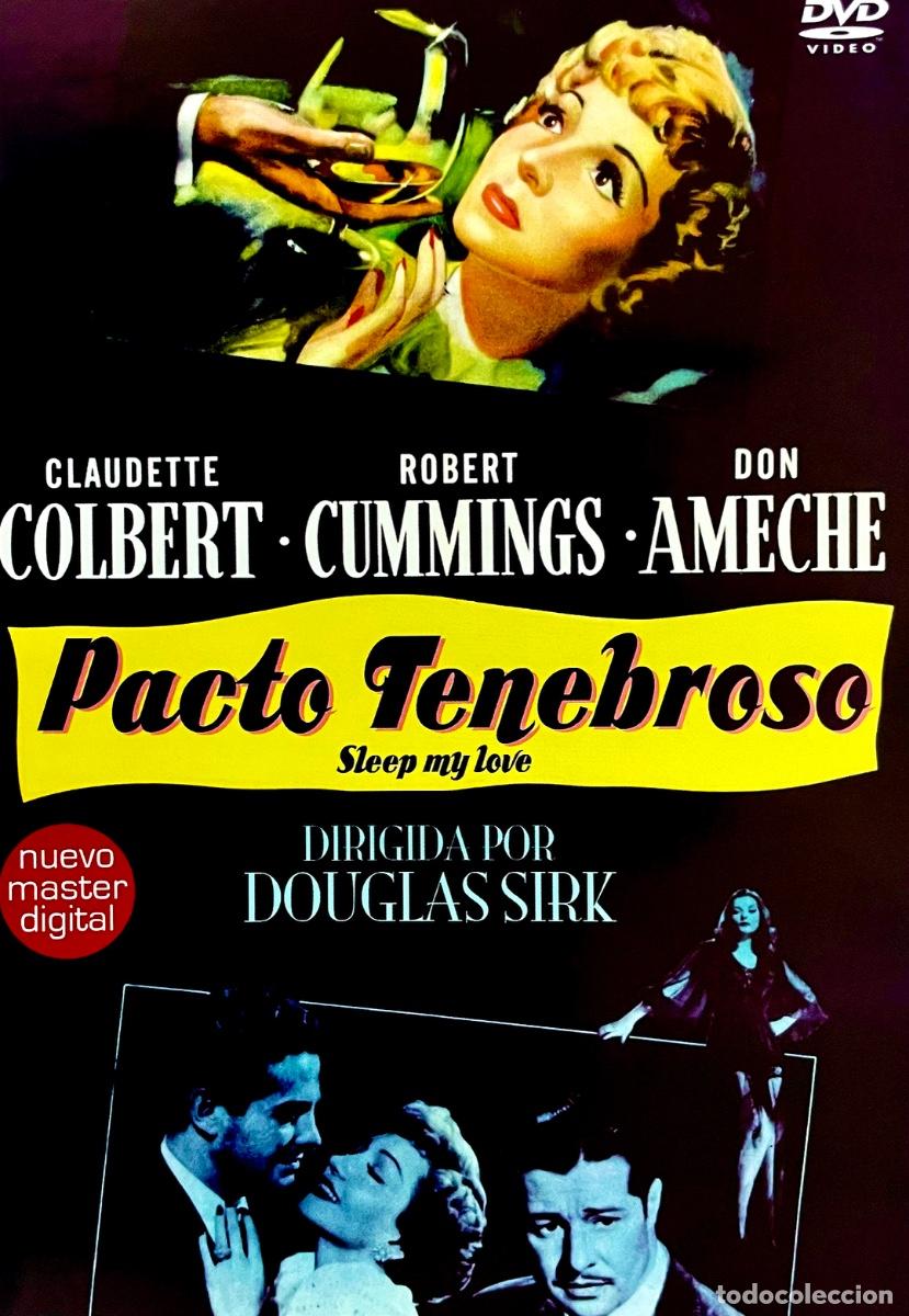 Cine: DVD. PACTO TENEBROSO. Claudette Colbert. Don Ameche. Robert Cummings. Douglas Sirk. CASI NUEVO.