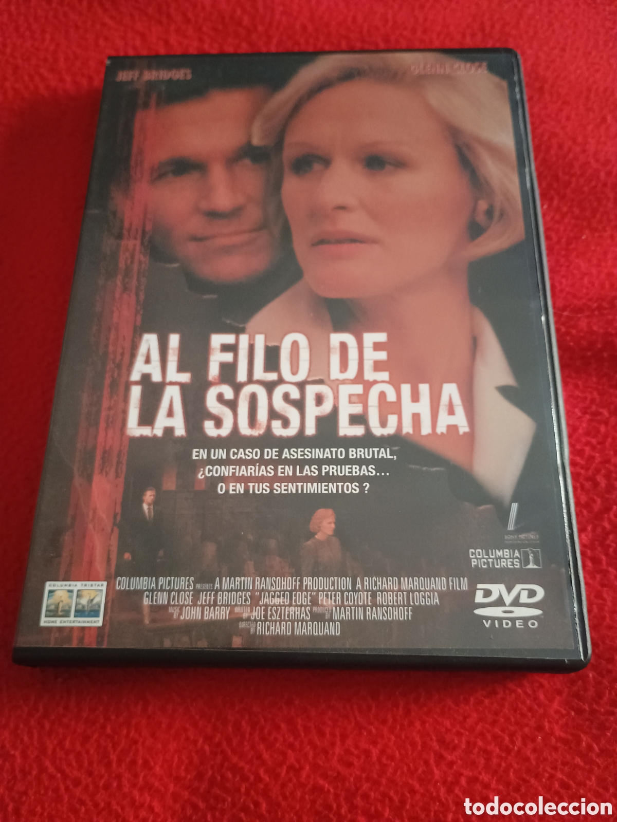 Cine: Dvd al filo de la sospecha - glenn close Jeff bridges Peter coyote Robert loggia