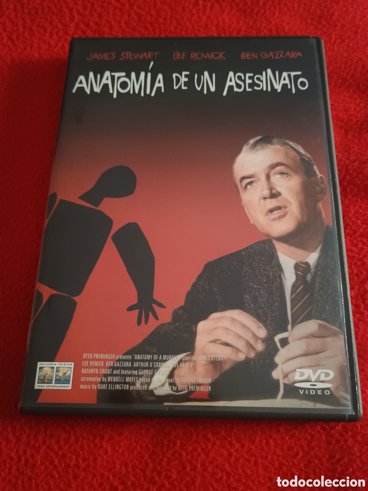 Cine: Dvd anatom&iacute;a de un asesinato - otto preminger james stewart
