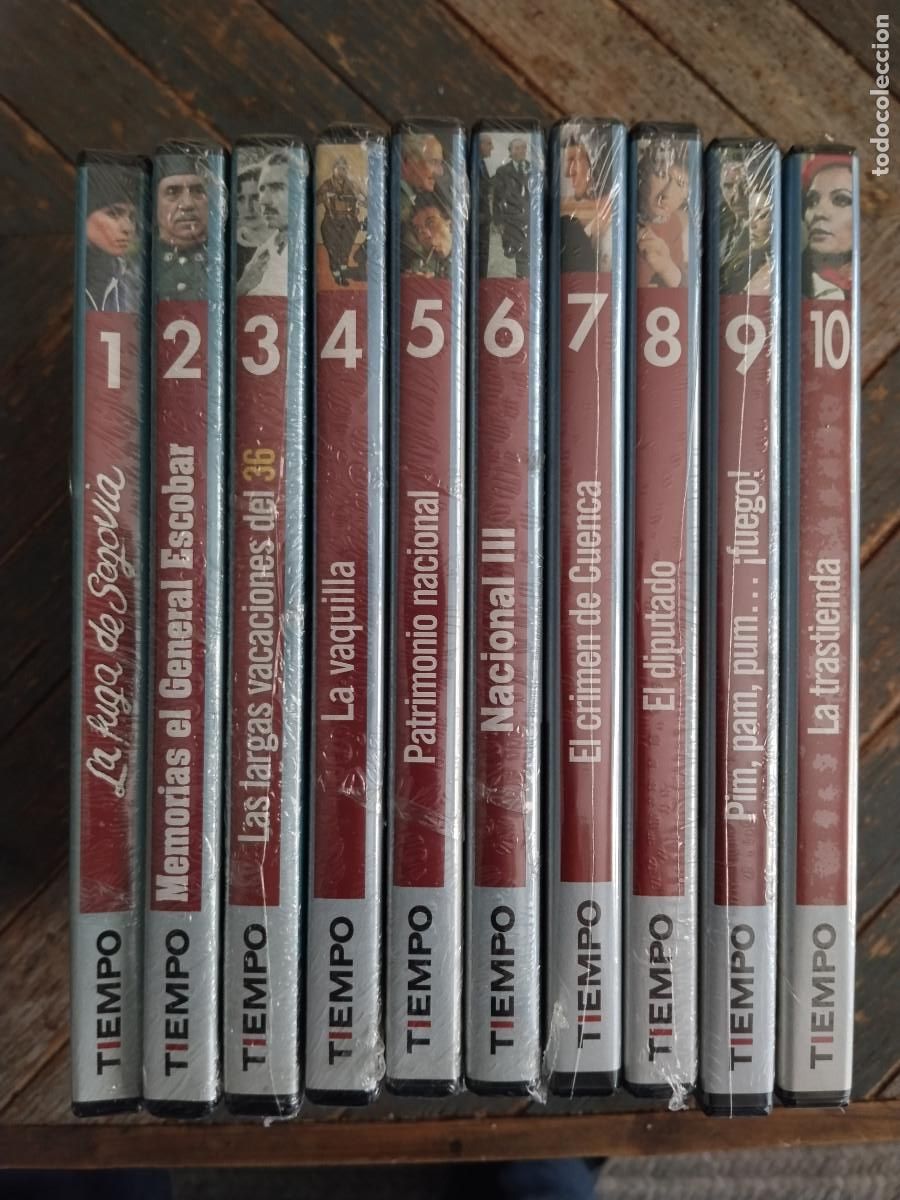 Cine: Lote 10 DVD colecci&oacute;n TIEMPO &ndash; Precintados &ndash; Cine espa&ntilde;ol