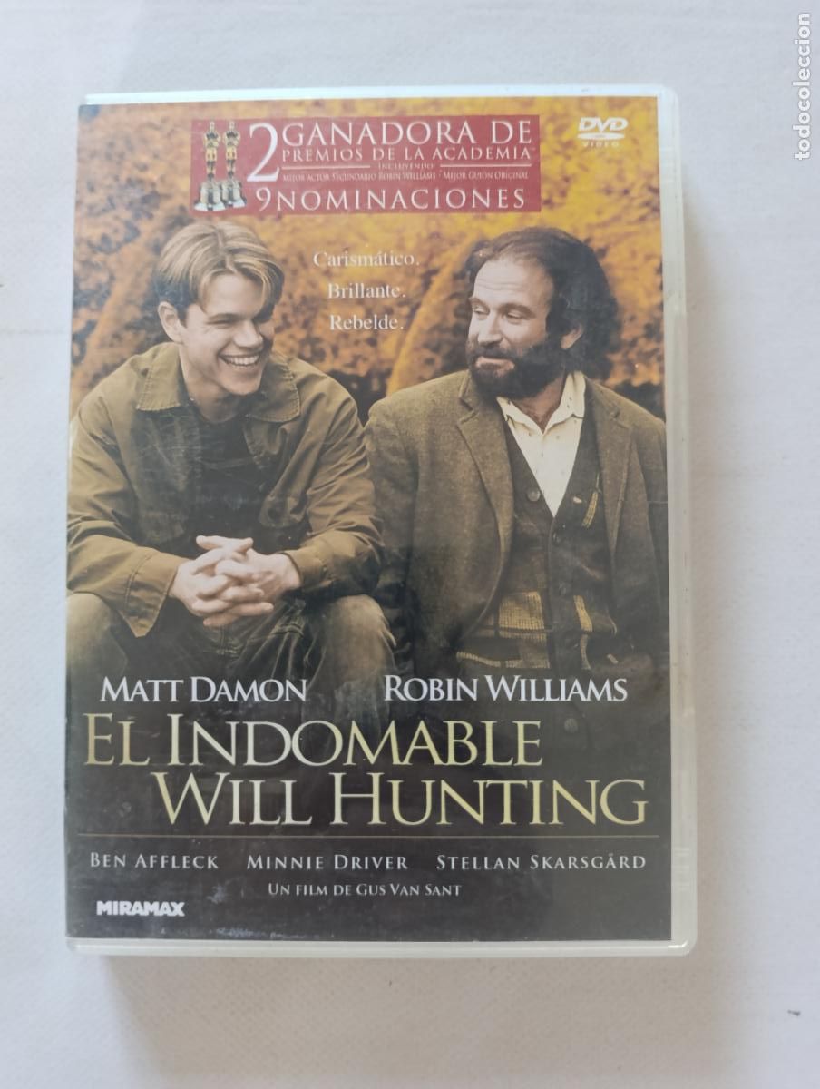 Cine: DVD EL INDOMABLE WILL HUNTING - ROBIN WILLIAMS, MATT DAMON (U4)
