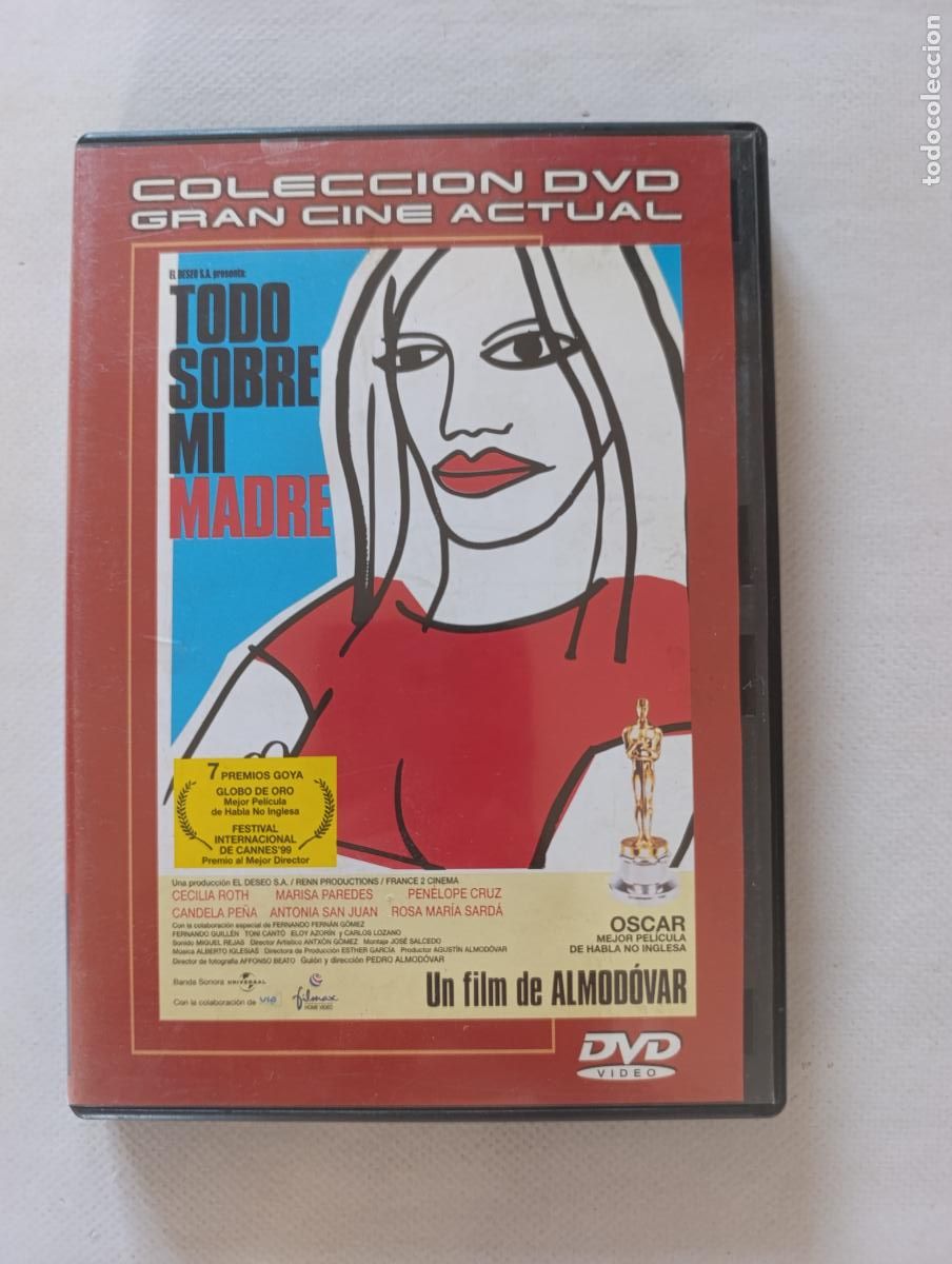 Cine: DVD TODO SOBRE MI MADRE - ALMODOVAR (U4)