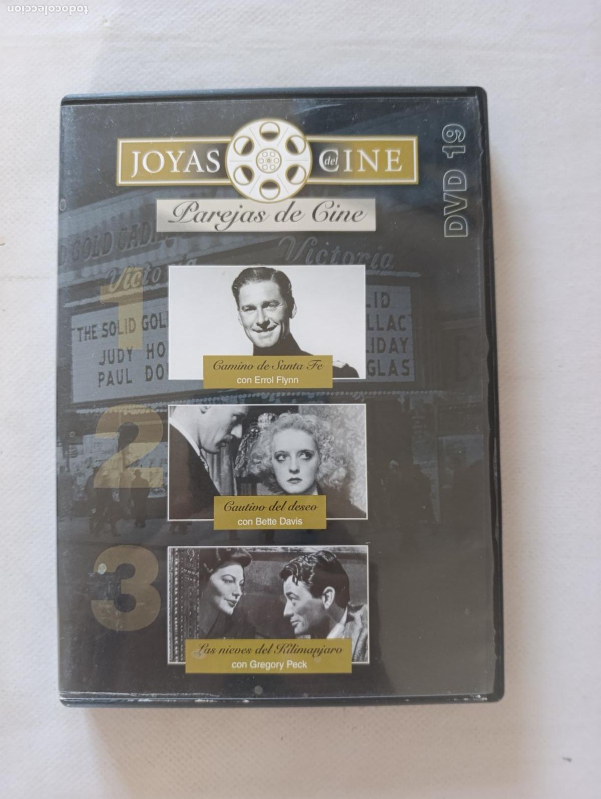 Cine: DVD CAMINO DE SANTA FE / CAUTIVO DEL DESEO / LAS NIEVES DEL KILIMANJARO - PAREJAS DE CINE (V4)