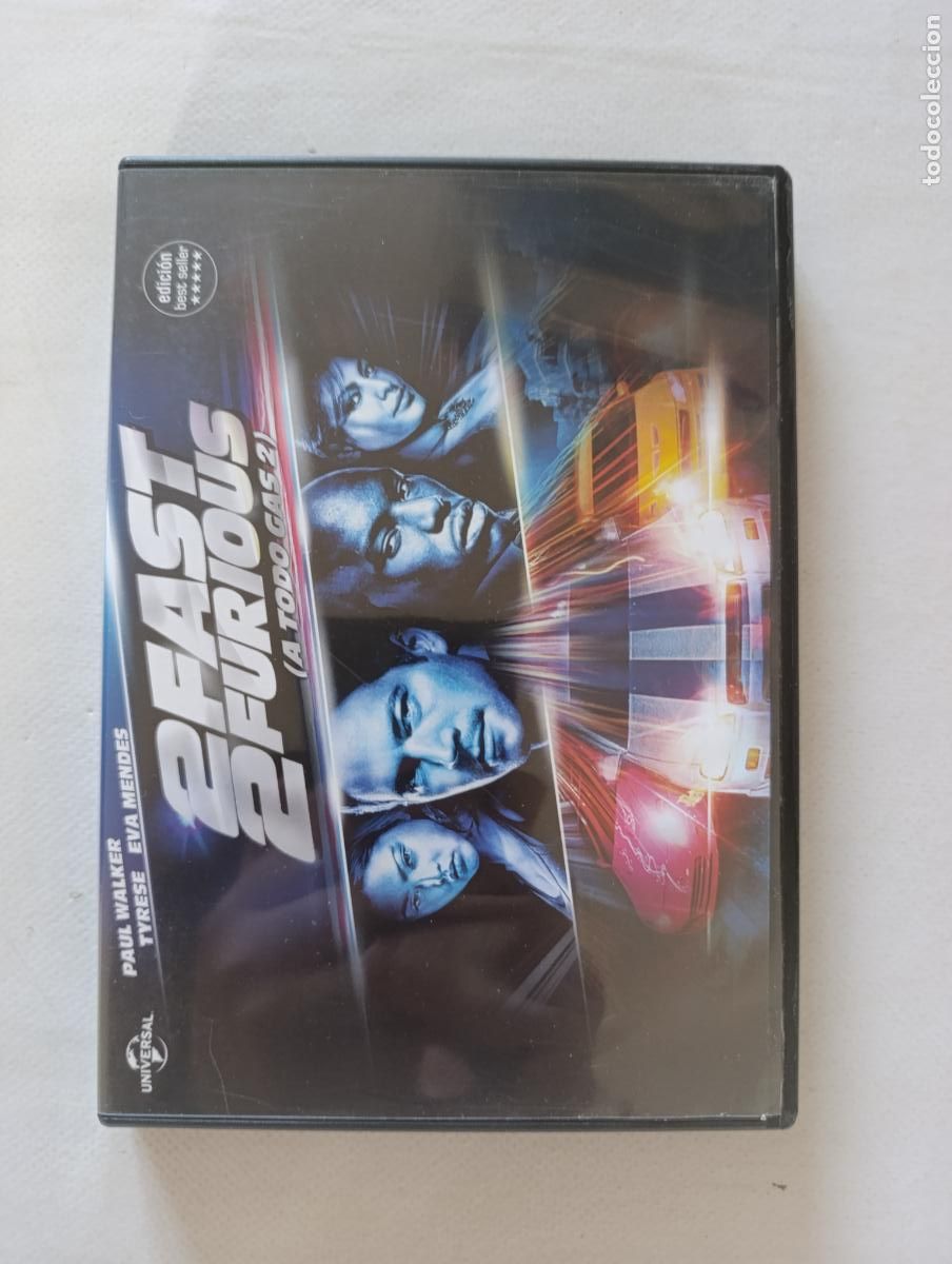 Cine: DVD 2 FAST 2 FURIOUS 2 - A TODO GAS 2 - PAUL WALKER, TYRESE, EVA MENDES (V4)