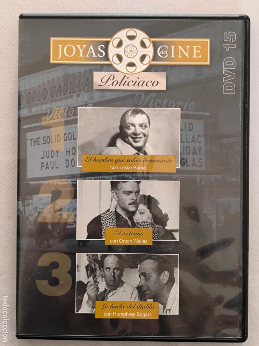 Cine: DVD EL HOMBRE QUE SABIA DEMASIADO / EL EXTRA&Ntilde;O / LA BURLA DEL DIABLO - JOYAS DEL CINE N&ordm; 15 (D4)