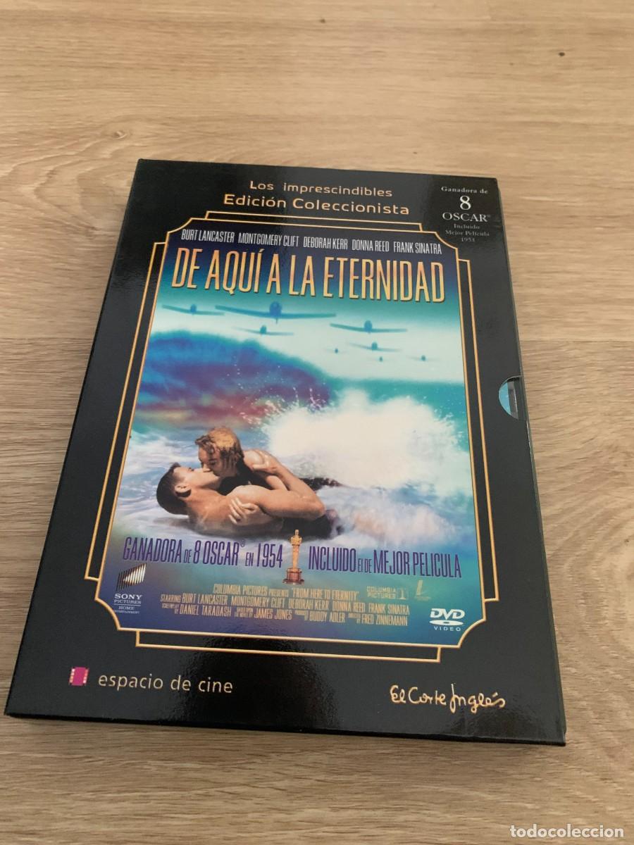 Cine: DVD+ LIBRO. DE AQUI A LA ETERNIDAD. BUENA CONSERV. PEDIDO MINIMO 10 EUROS.