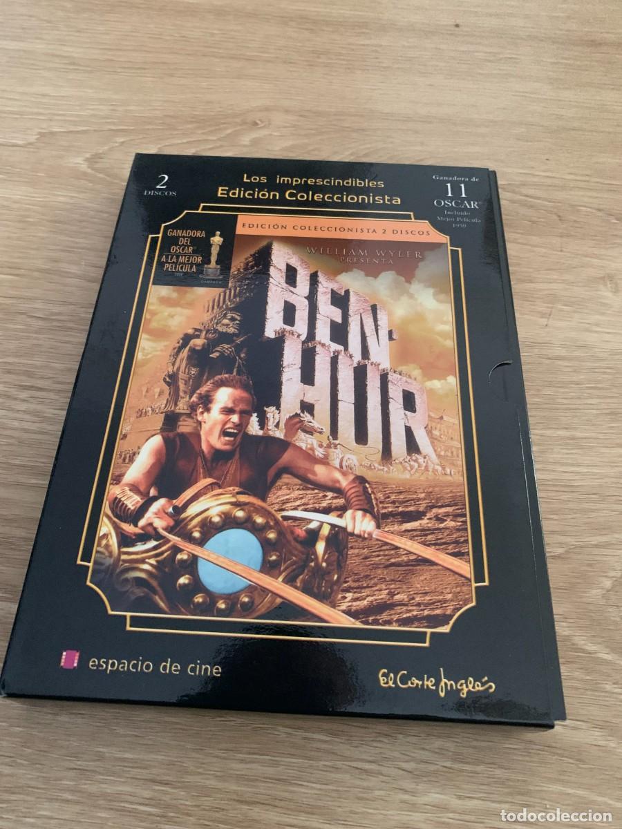 Cine: DVD+LIBRO. BEN-HUR. ED. 2 DISCOS PRECINTADA+LIBRO+FUNDA CARTON. BUENA CONSERV.