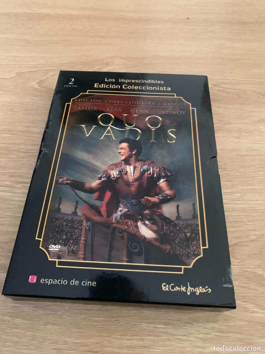 Cine: DVD+LIBRO. QUO VADIS. ED. 2 DISCOS+LIBRO+FUNDA CARTON. BUENA CONSERV.