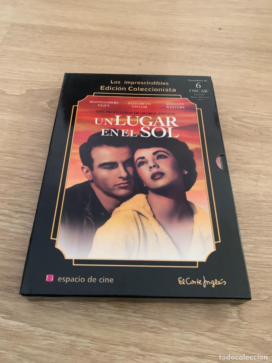 Cine: DVD+ LIBRO.UN LUGAR EN EL SOL. PEDIDO MINIMO 10 EUROS.