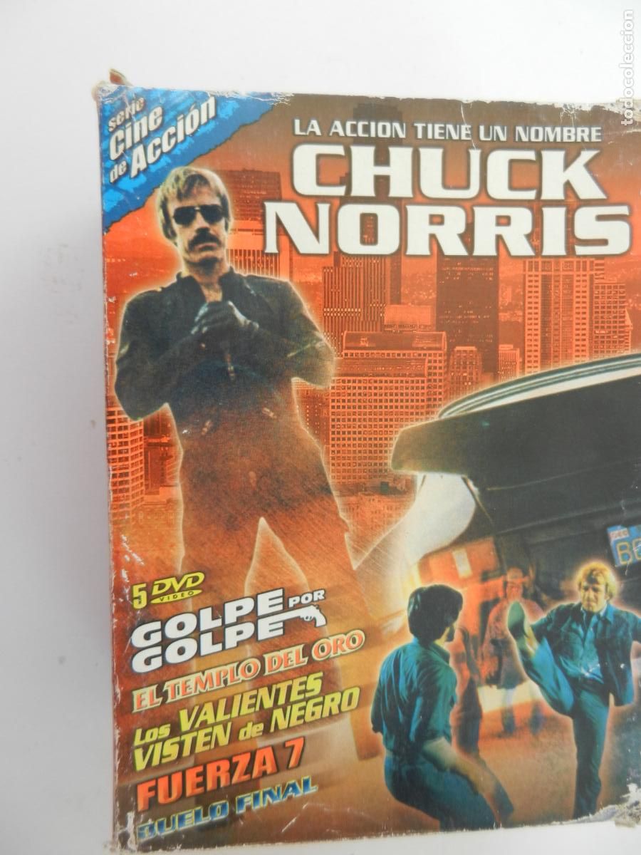 Cin&eacute;ma: CHUCK NORRIS -PACK DE 5 DVD - VER TITULOS - SERIE CINE DE ACCION