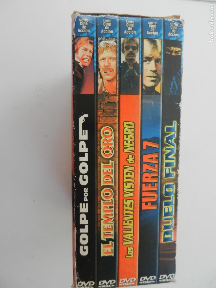 Cine: CHUCK NORRIS -PACK DE 5 DVD - VER TITULOS - SERIE CINE DE ACCION