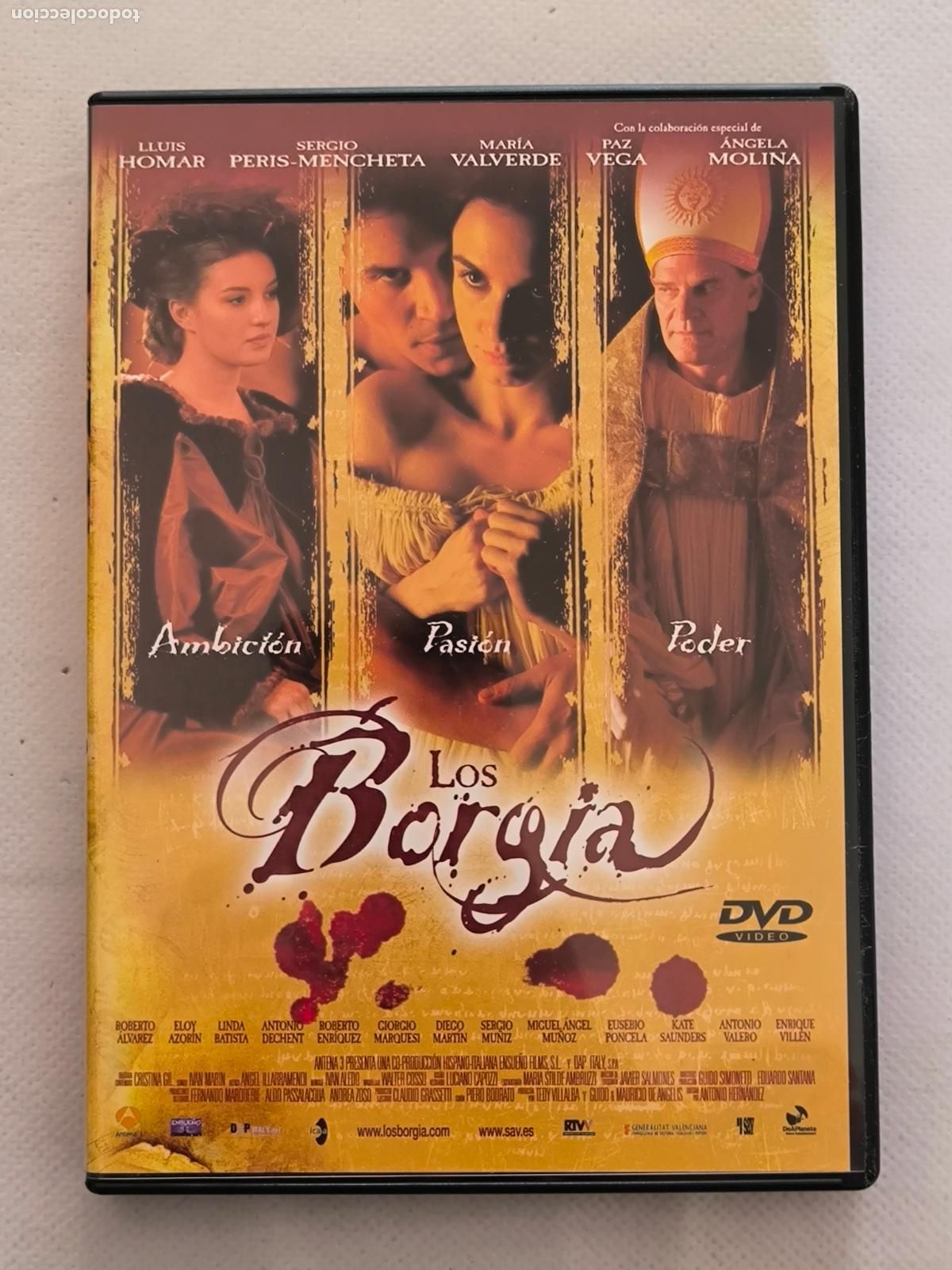 Cine: DVD LOS BORGIA - ANTONIO HERNANDEZ (Y4A)