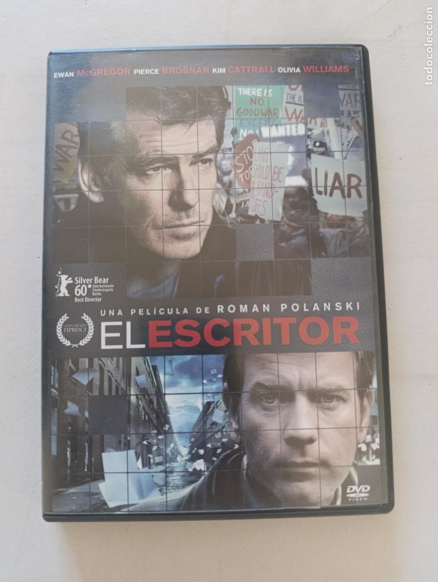 Cin&eacute;ma: DVD EL ESCRITOR - ROMAN POLANSKI (X4)