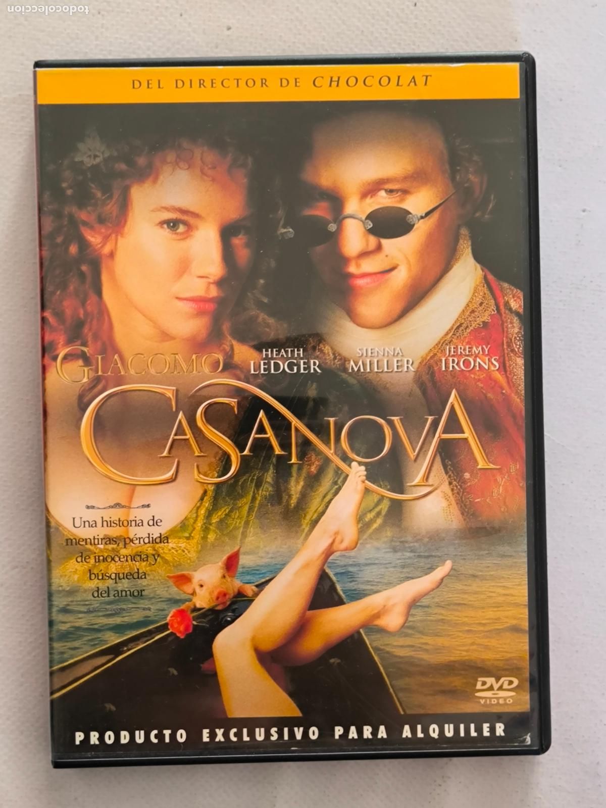 Cine: DVD GIACOMO CASANOVA - HEATH LEDGER, SIENNA MILLER - EDICION DE ALQUILER (D5)