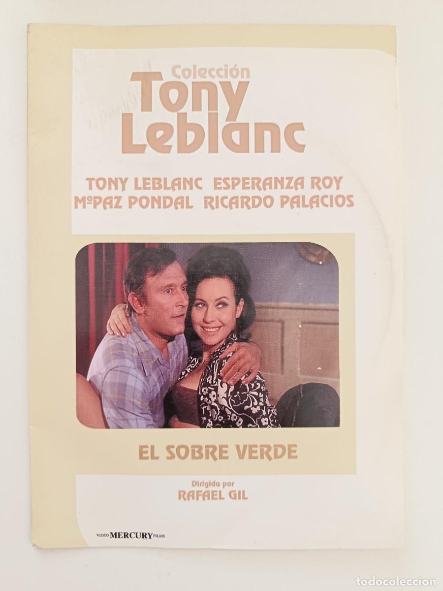 Cine: EL SOBRE VERDE. RAFAEL GIL. TONY LEBLANC. PEL&Iacute;CULA DVD