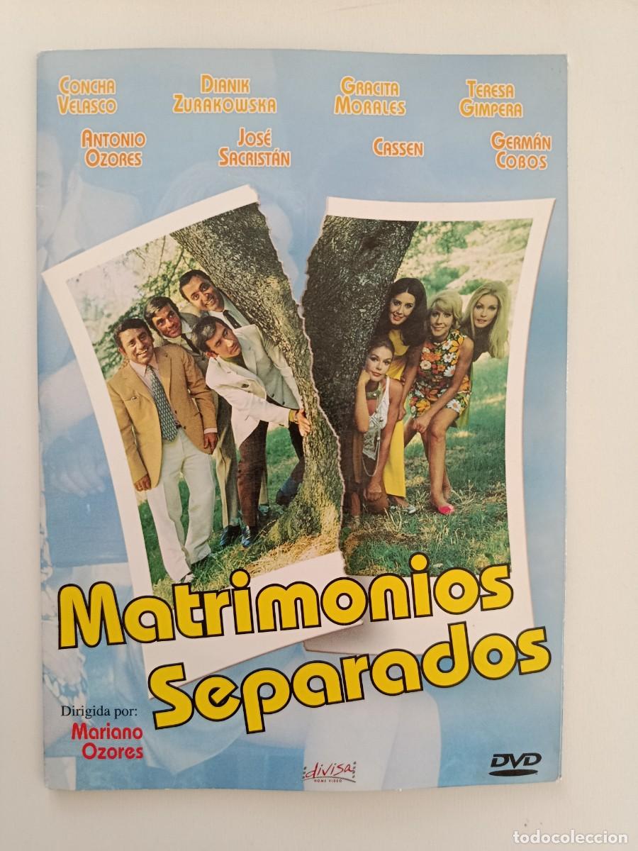 Cine: MATRIMONIOS SEPARADOS. MARIANO OZORES. PEL&Iacute;CULA DVD.