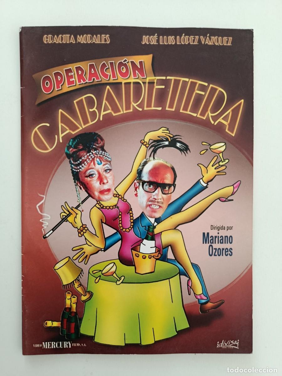 Cine: OPERACI&Oacute;N CABARETERA. MARIANO OZORES. PEL&Iacute;CULA DVD.