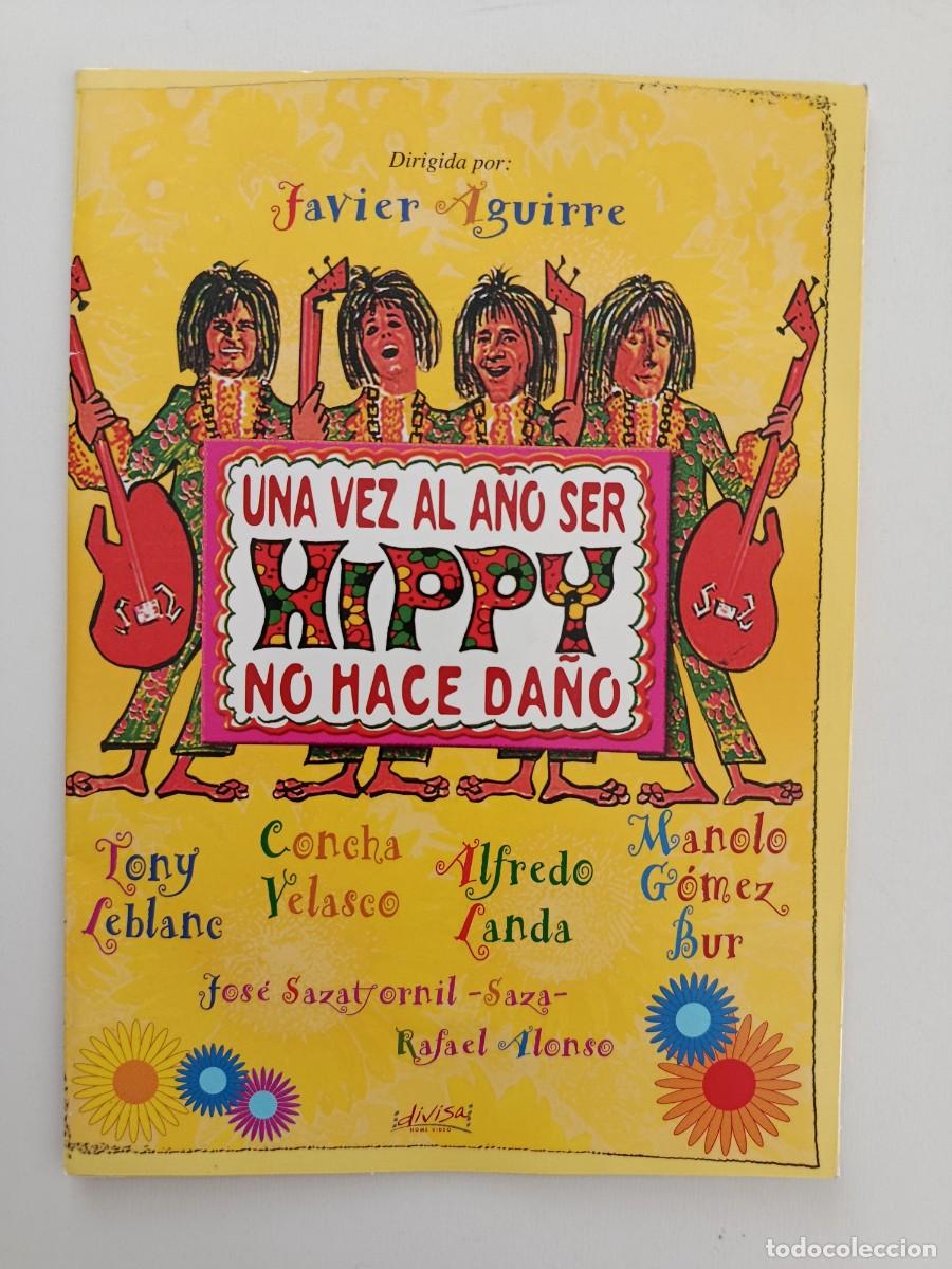 Cine: UNA VEZ AL A&Ntilde;O SER HIPPY NO HACE DA&Ntilde;O. JAVIER AGUIRRE. PEL&Iacute;CULA DVD.