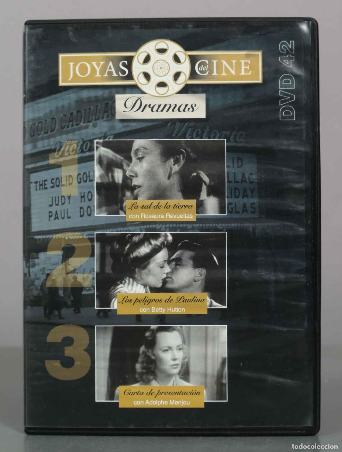 Cinema: DVD. Joyas del Cine: Dramas - La sal de la tierra, Los peligros de Paulina, Carta de presentaci&oacute;n -