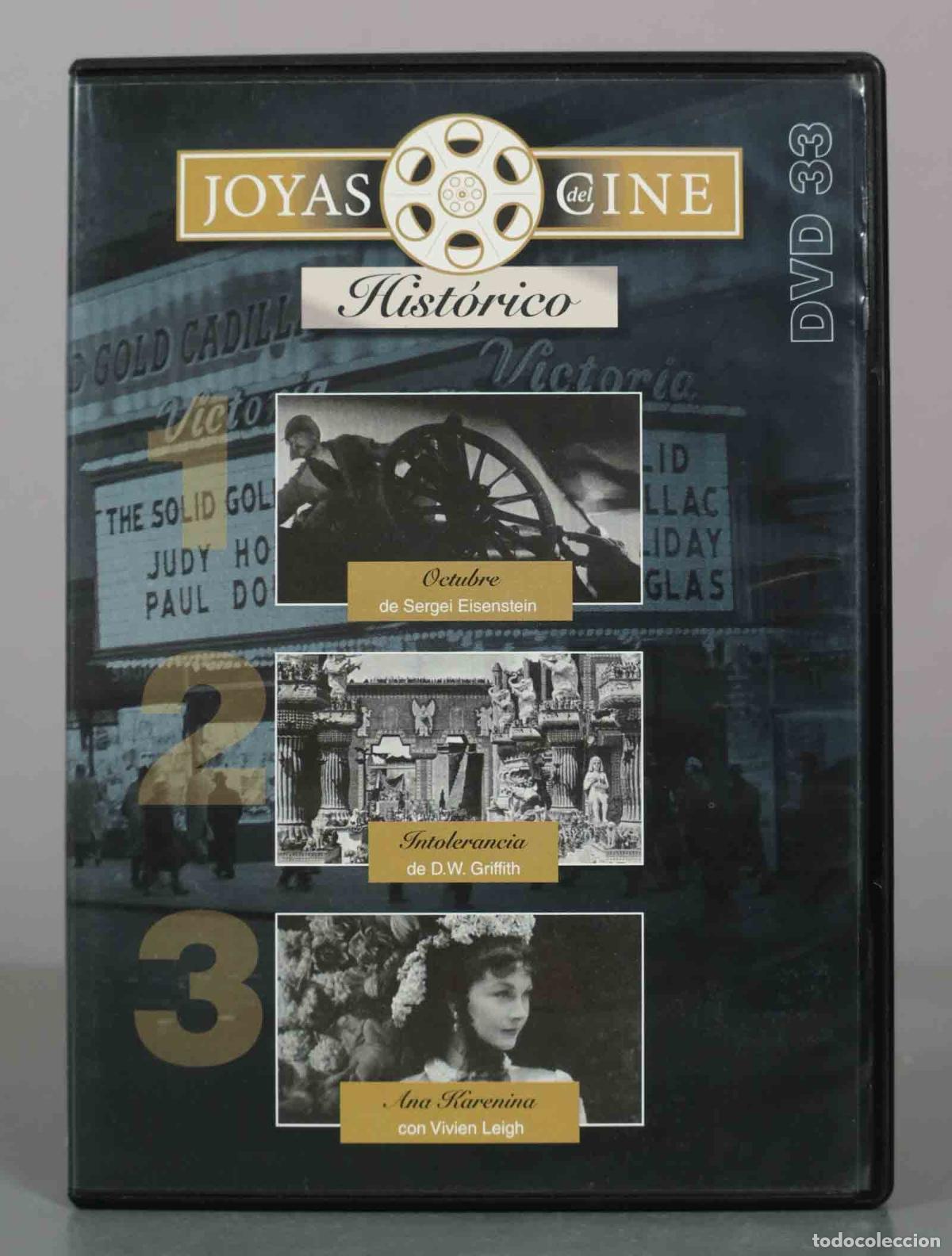 Cine: DVD. Joyas del Cine Hist&oacute;rico - Octubre, Intolerancia, Ana Karenina