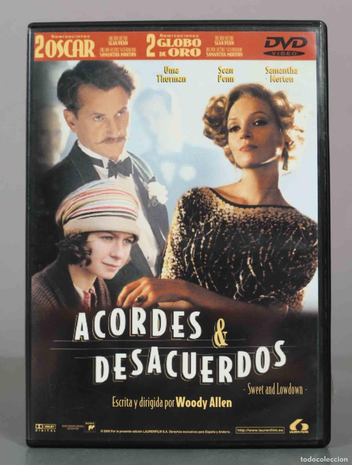 Cine: DVD. Acordes y desacuerdos - Woody Allen, Sean Penn, Uma Thurman, Samantha Morton