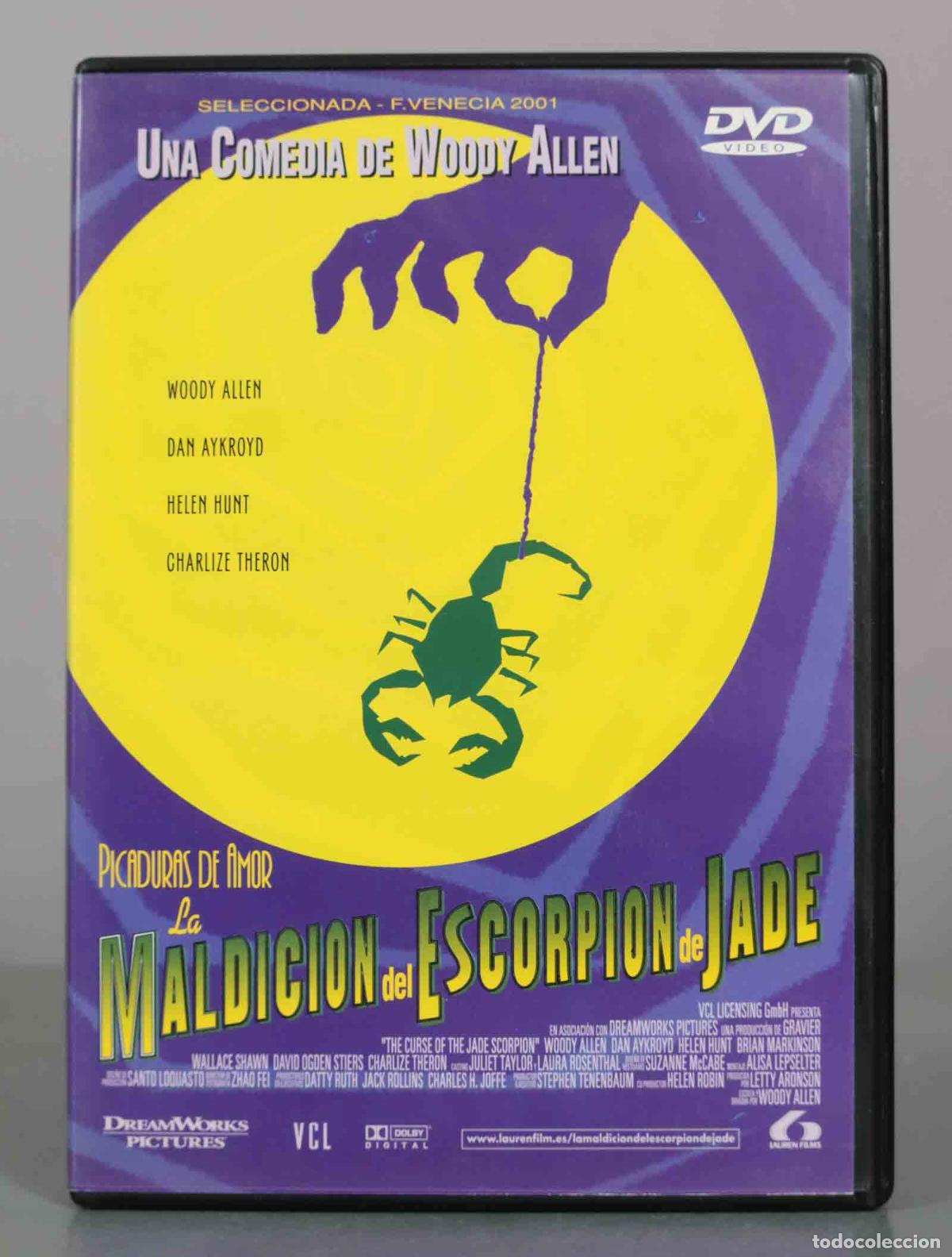 Cine: DVD. La maldici&oacute;n del escorpi&oacute;n de jade - Woody Allen, Dan Aykroyd, Helen Hunt, Charlize Theron