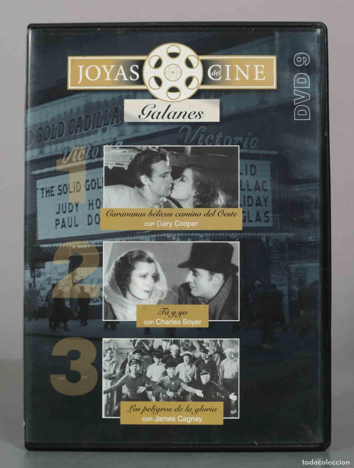 Cine: DVD. Joyas del Cine Galanes - Caravanas b&eacute;licas camino del Oeste, T&uacute; y yo, Los peligros de la glori