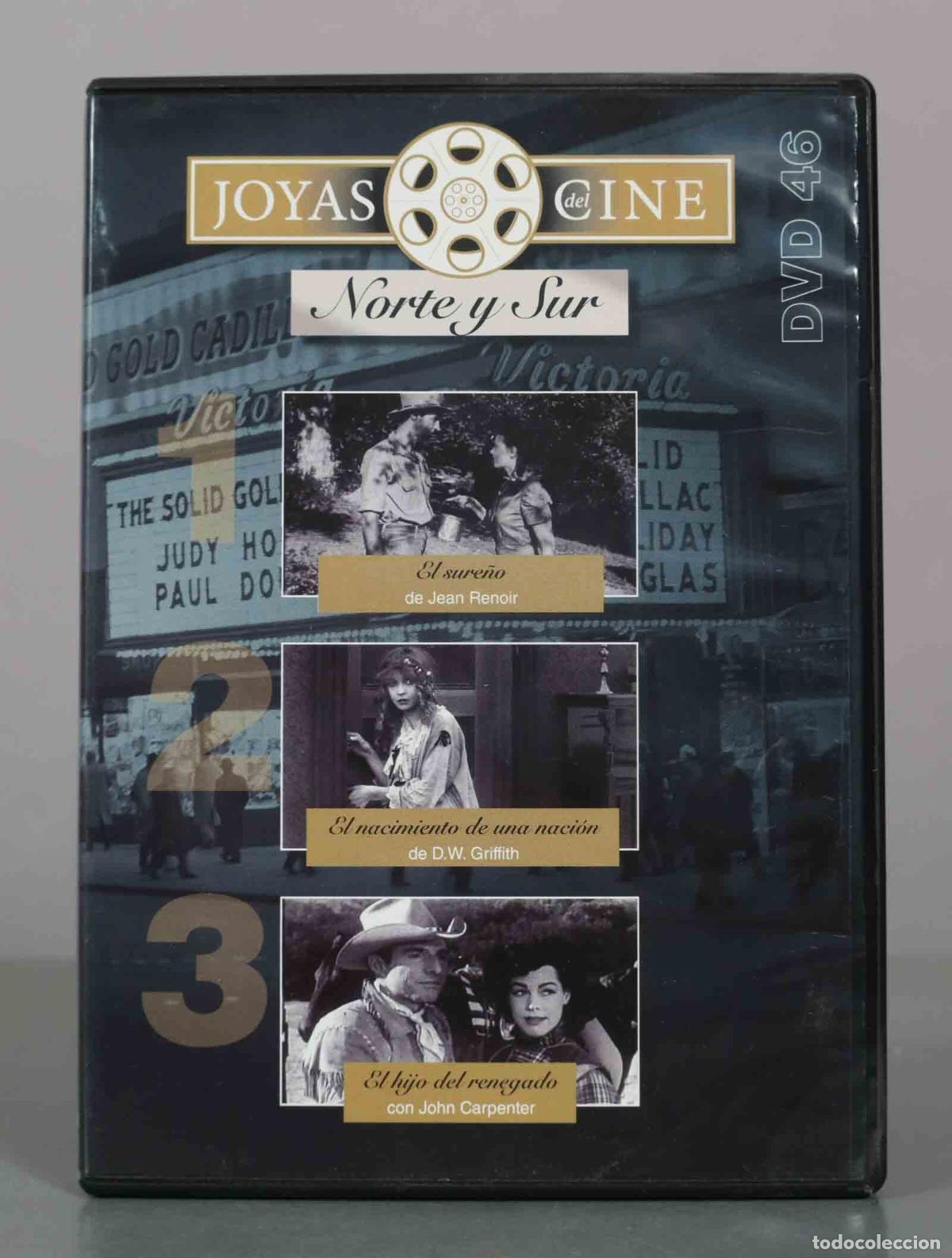Cine: DVD. Joyas del Cine: Norte y Sur - El sure&ntilde;o, El nacimiento de una naci&oacute;n, El hijo del renegado - J