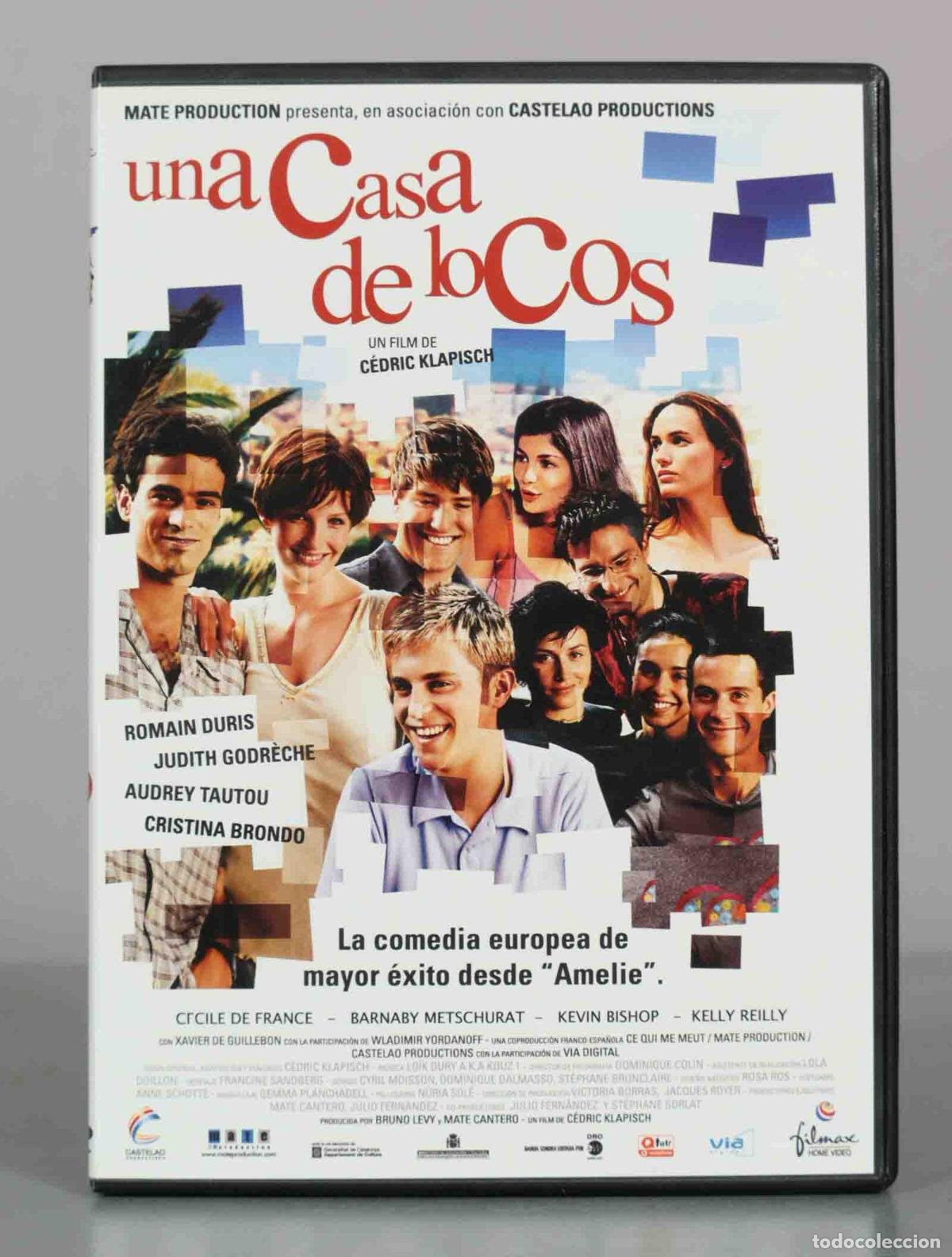Cine: DVD. Una Casa de Locos - C&eacute;dric Klapisch, Romain Duris, Judith Godr&egrave;che, Audrey Tautou