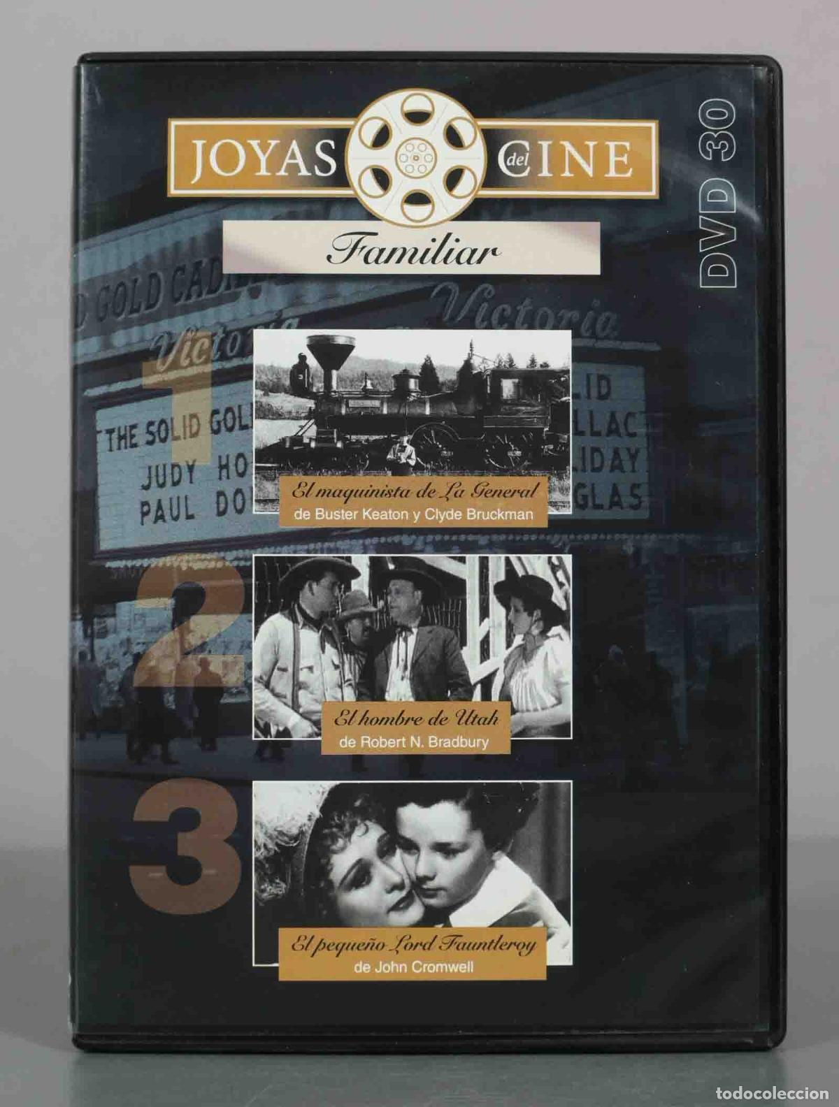 Cinema: DVD. Joyas del Cine: Familiar - El maquinista de la general, El hombre de Utah, El peque&ntilde;o Lord Fau