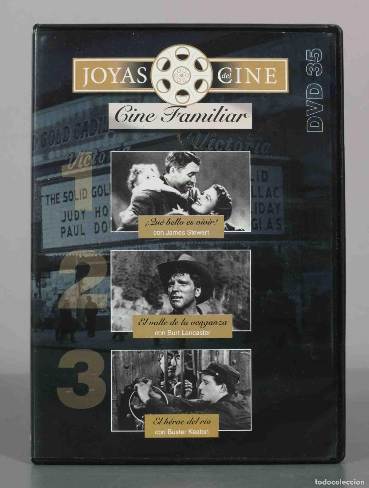 Cinema: DVD. Joyas del Cine Cine Familiar: &iexcl;Qu&eacute; bello es vivir!, El valle de la venganza, El h&eacute;roe del r&iacute;o