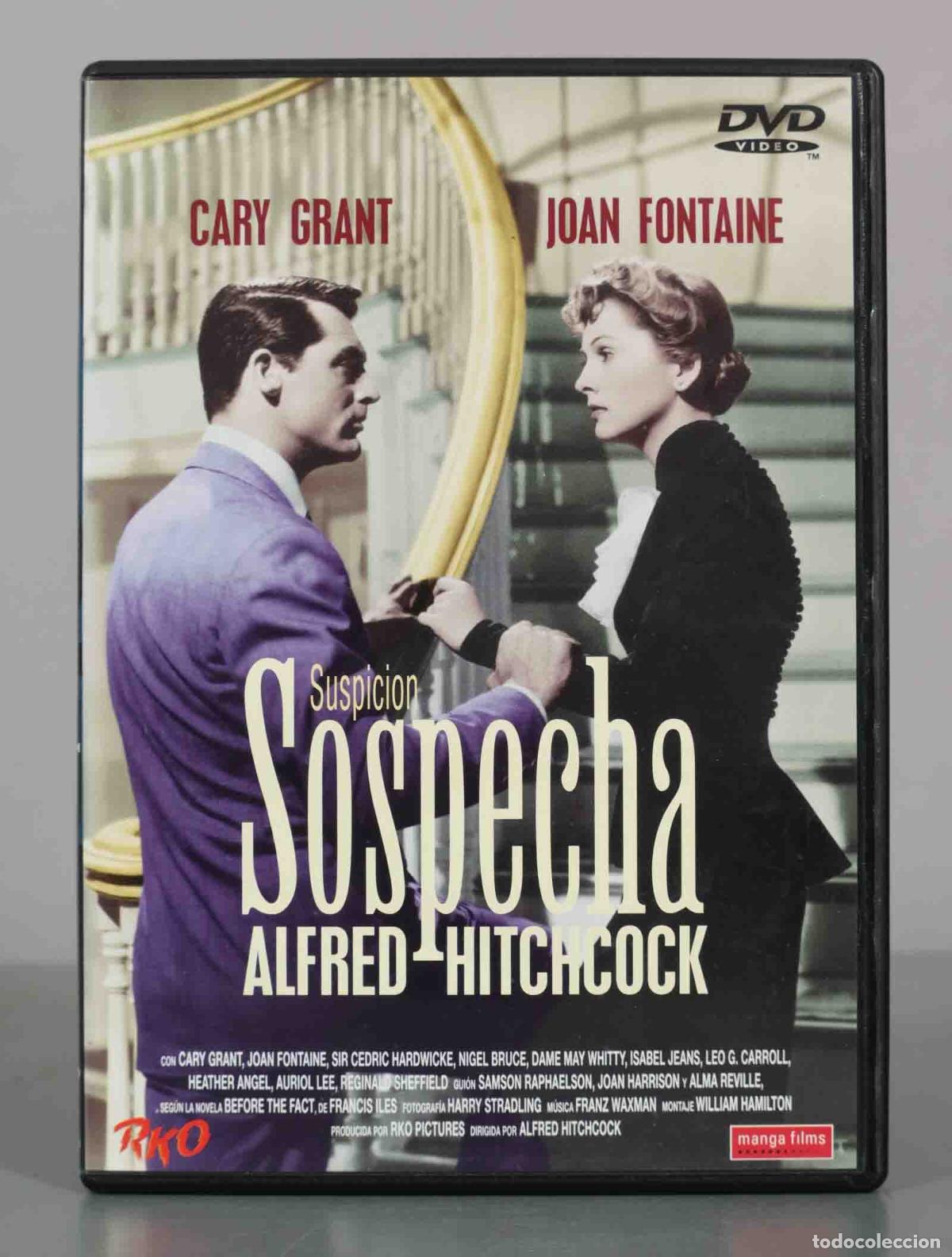 Cin&eacute;ma: DVD. Sospecha - Alfred Hitchcock, Cary Grant, Joan Fontaine