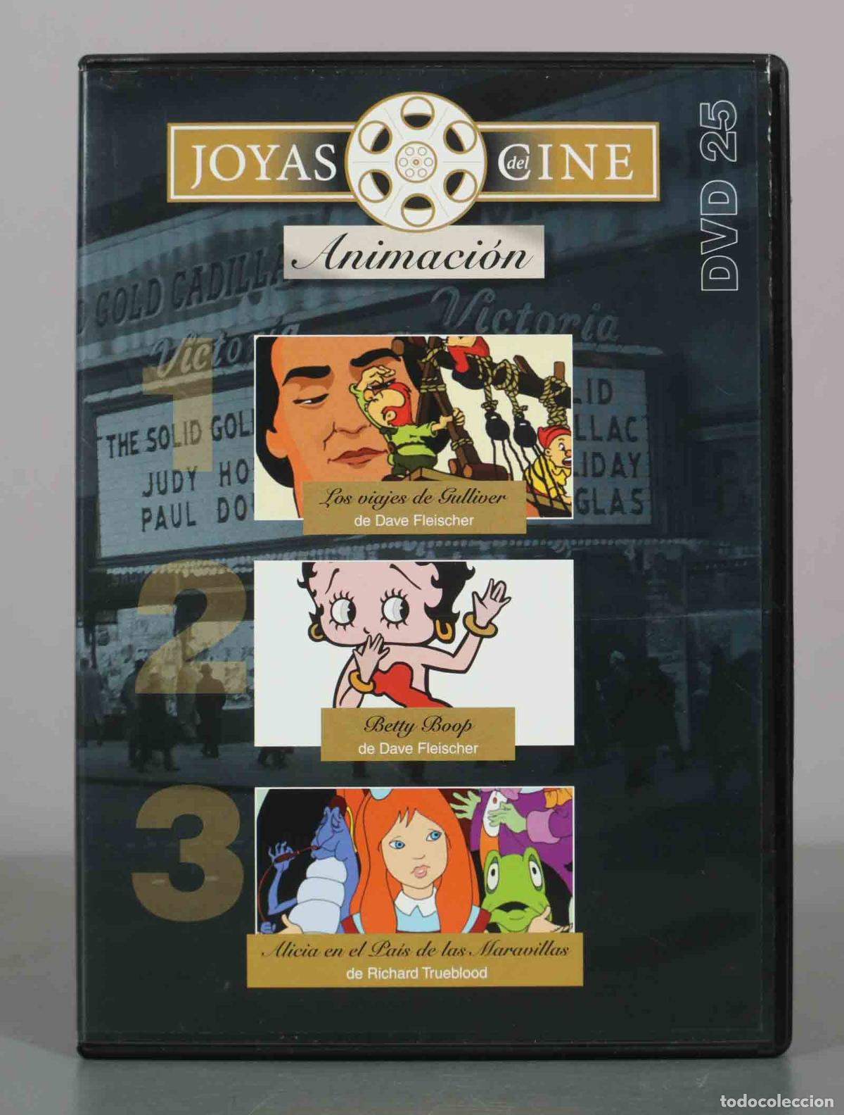 Cin&eacute;ma: DVD. Joyas del Cine: Animaci&oacute;n - Los viajes de Gulliver, Betty Boop, Alicia en el Pa&iacute;s de las Marav