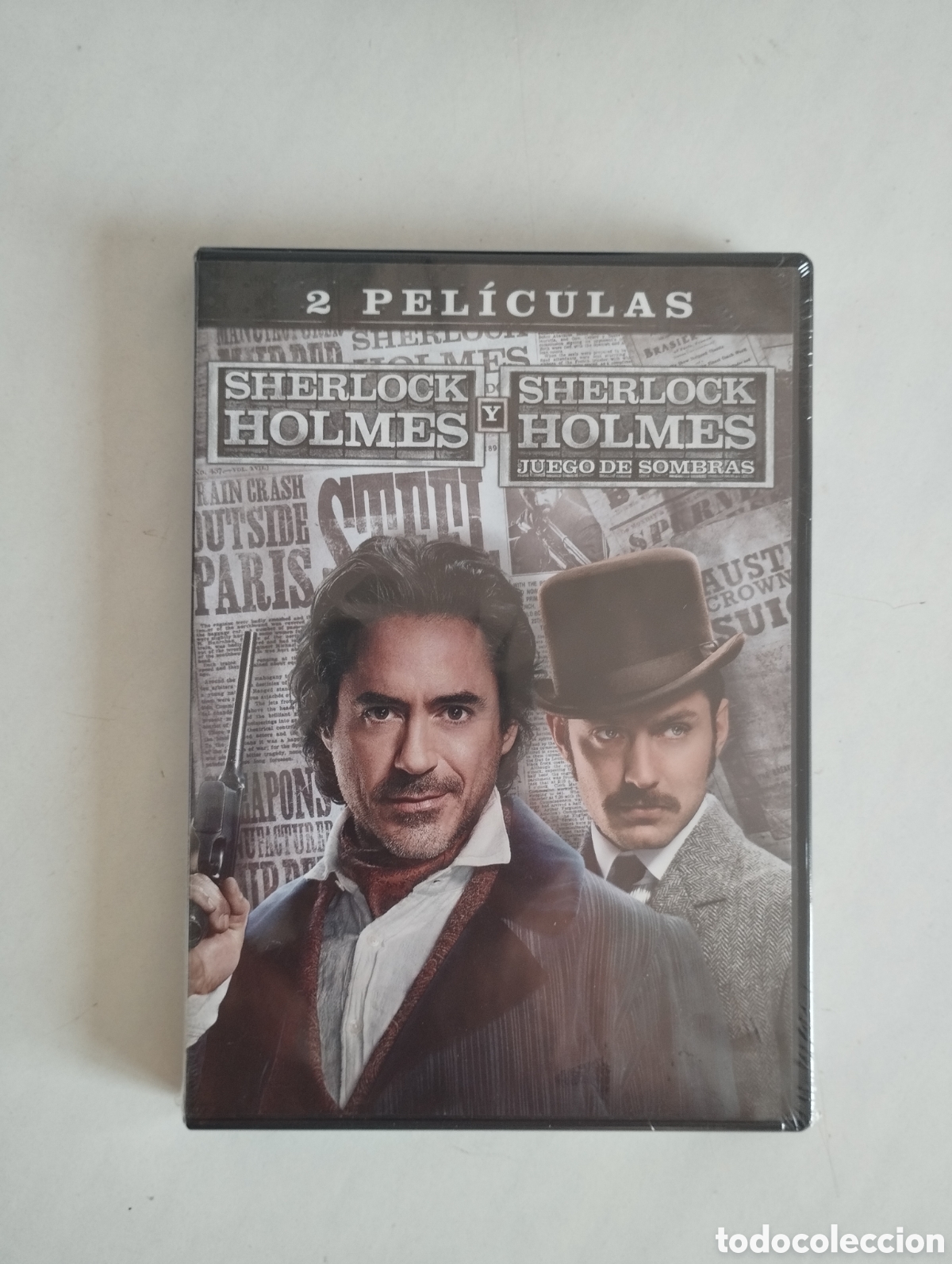 Cine: 2 PELICULA DVD SHERLOCK HOLMES & SHERLOCK HOLMES JUEGO DE SOMBRAS SIN ABRIR PRECINTADA