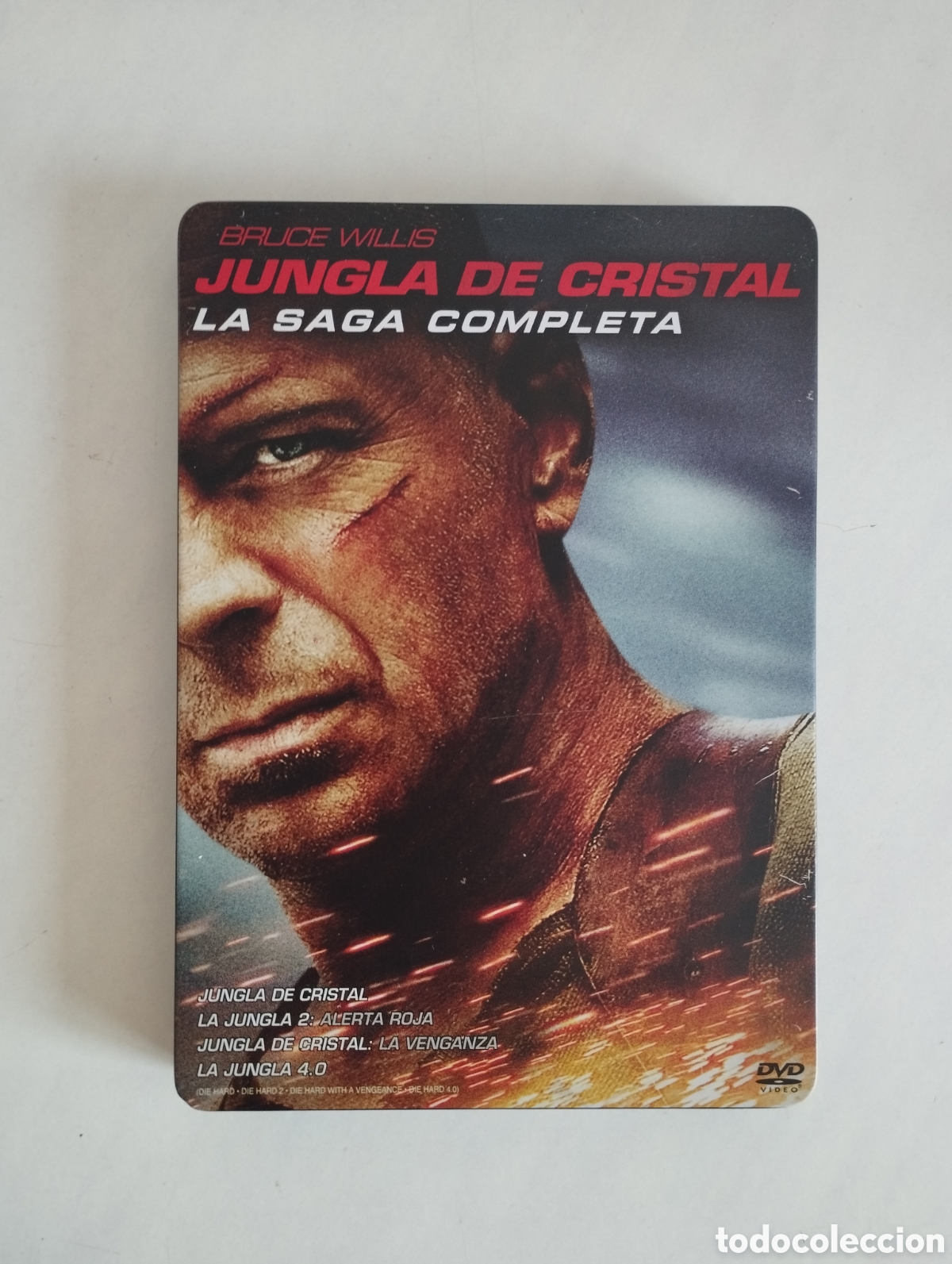Cine: PELICULA DVD PACK JUNGLA DE CRISTAL (LA SAGA COMPLETA 4 PELICULAS) STEELBOOK