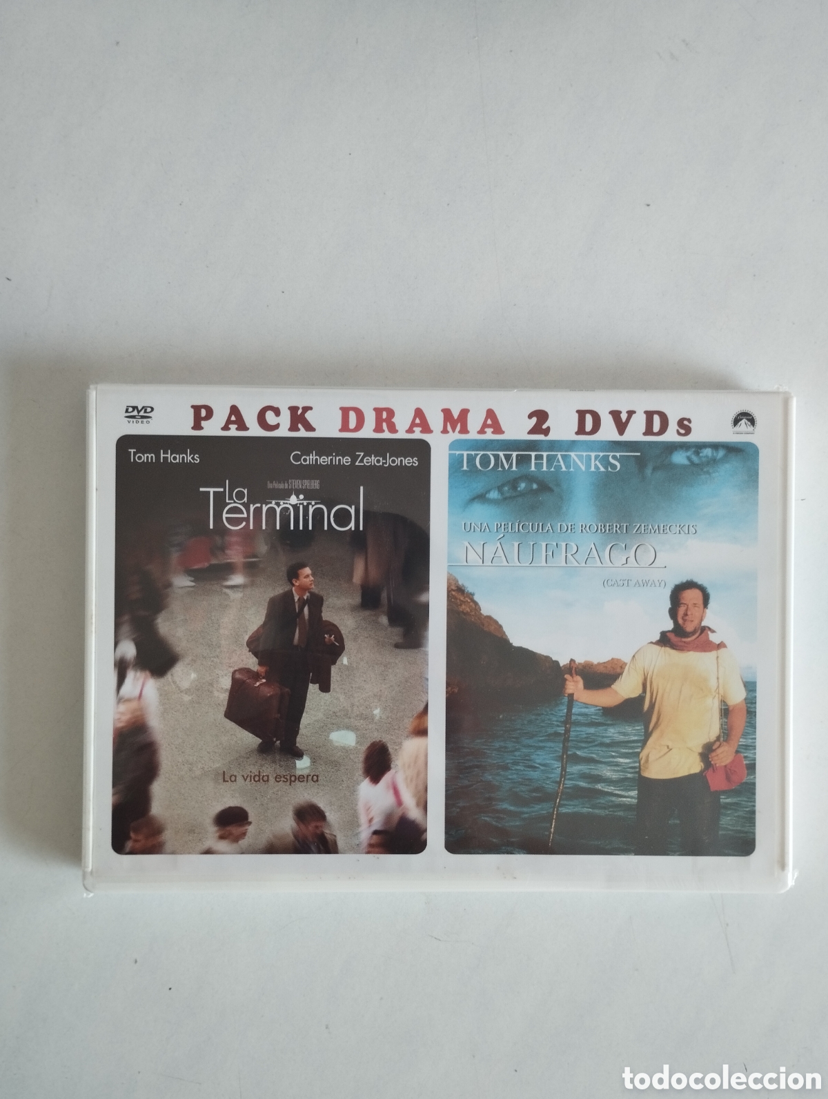 Cine: 2 PELICULA DVD LA TERMINAL & NAUFRAGO SIN ABRIR PRECINTADA