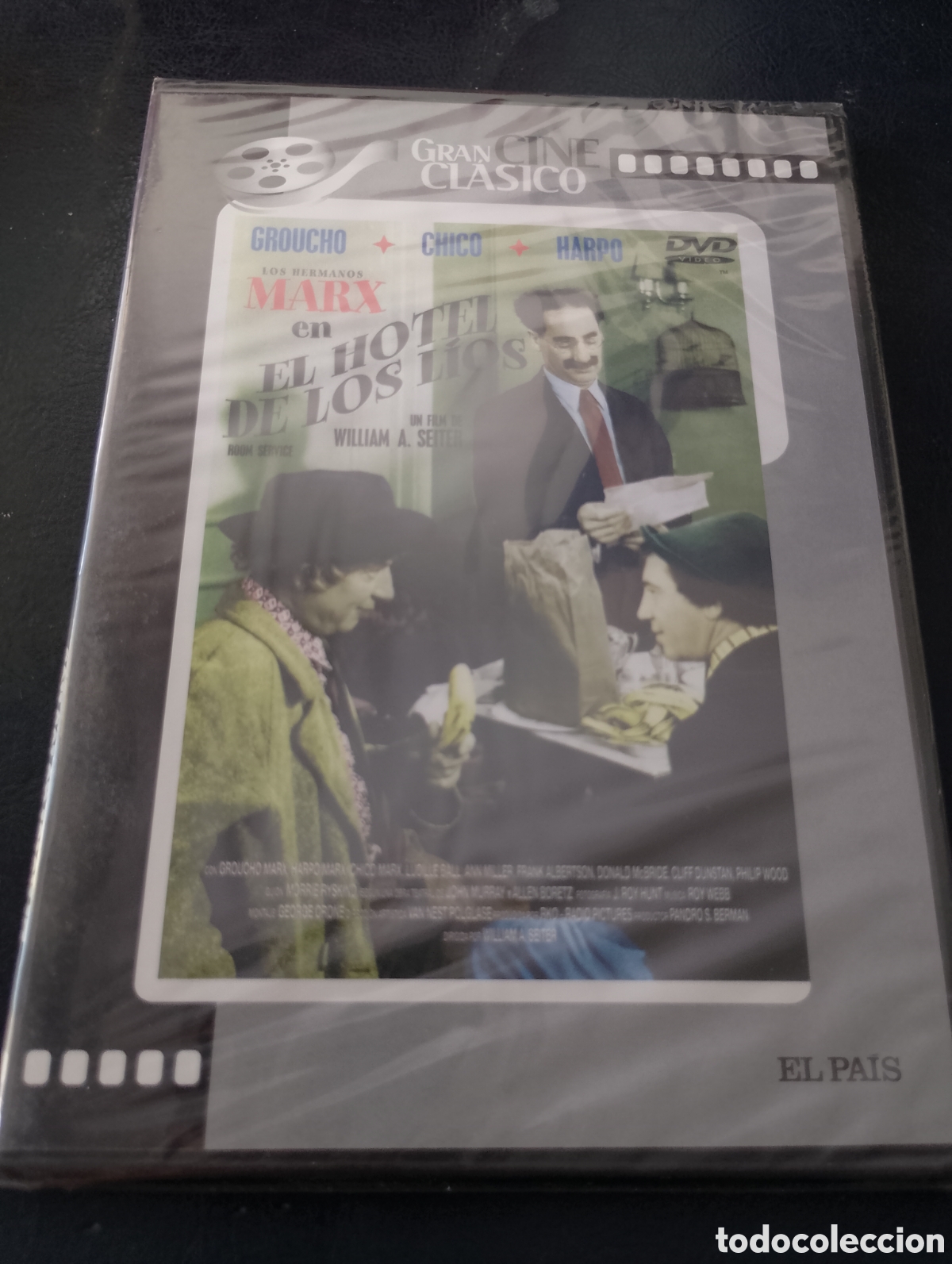 Cinema: Dvd. El hotel de los l&iacute;os. Hermanos Marx. Precintado.