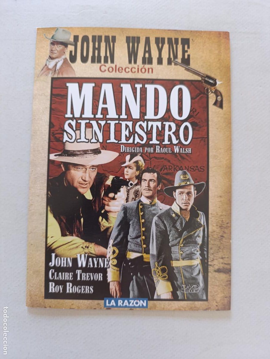 Cine: DVD MANDO SINIESTRO - JOHN WAYNE - FUNDA FINA CARTON (E5)