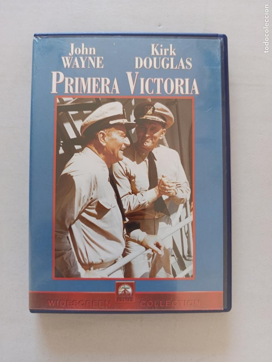 Cine: DVD PRIMERA VICTORIA - JOHN WAYNE, KIRK DOUGLAS (E5)